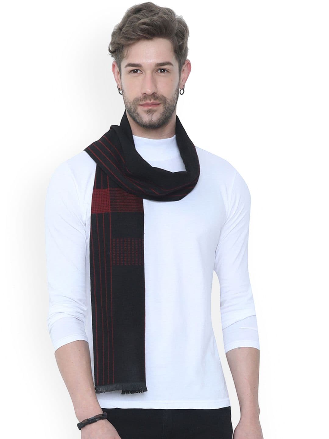 FabSeasons Unisex Striped Acrylic Mufflers - view 1