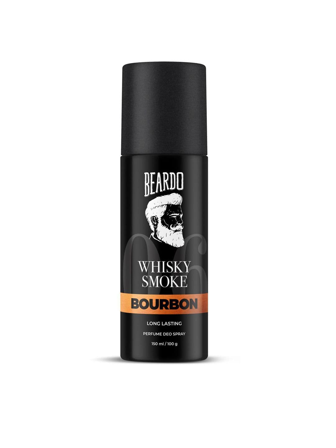 BEARDO Men Whisky Smoke Bourbon Strong & Long Lasting Perfume Deo Spray - 150ml/100g