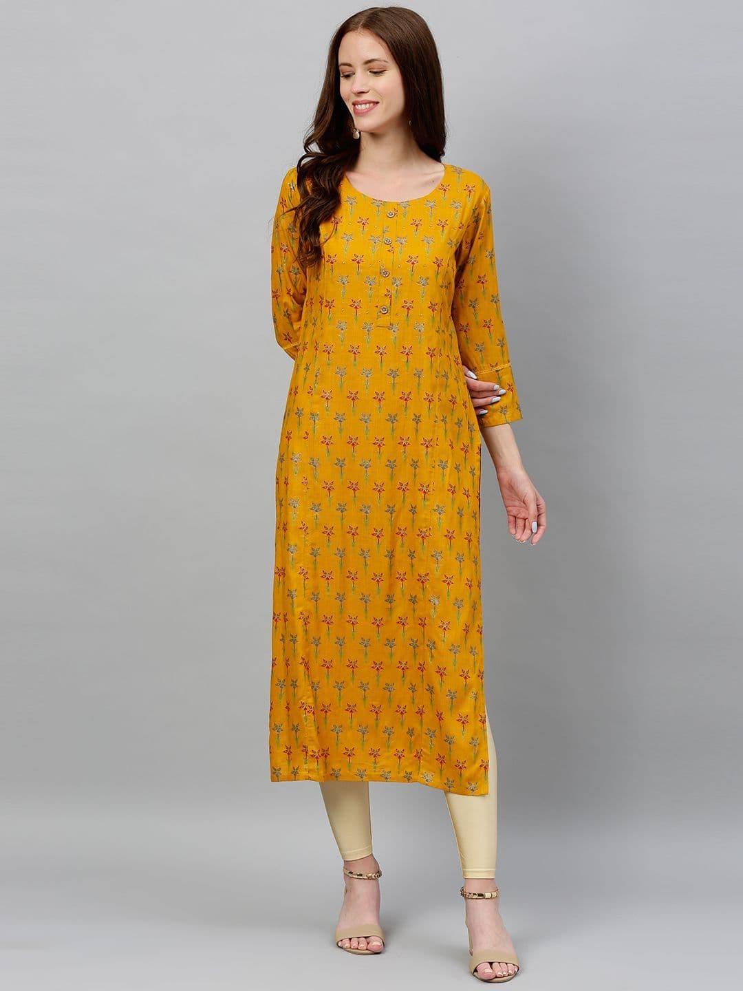 kipek Women Floral Floral Kurta - view 1