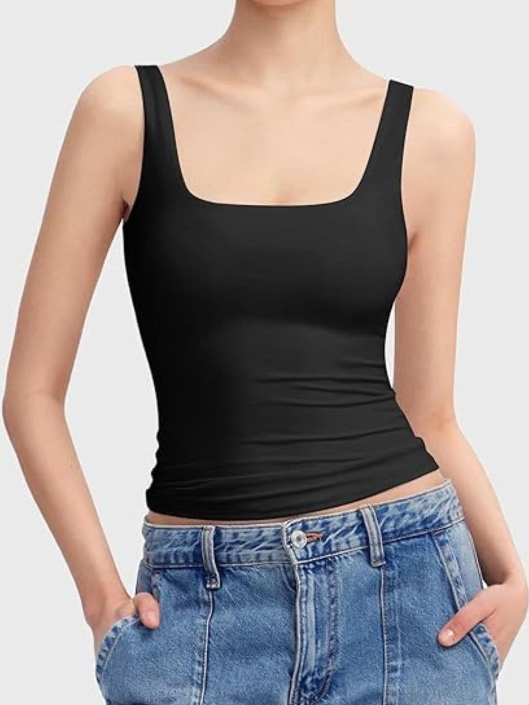 CareDone Women Cotton Tank Crop Camisole - view 1