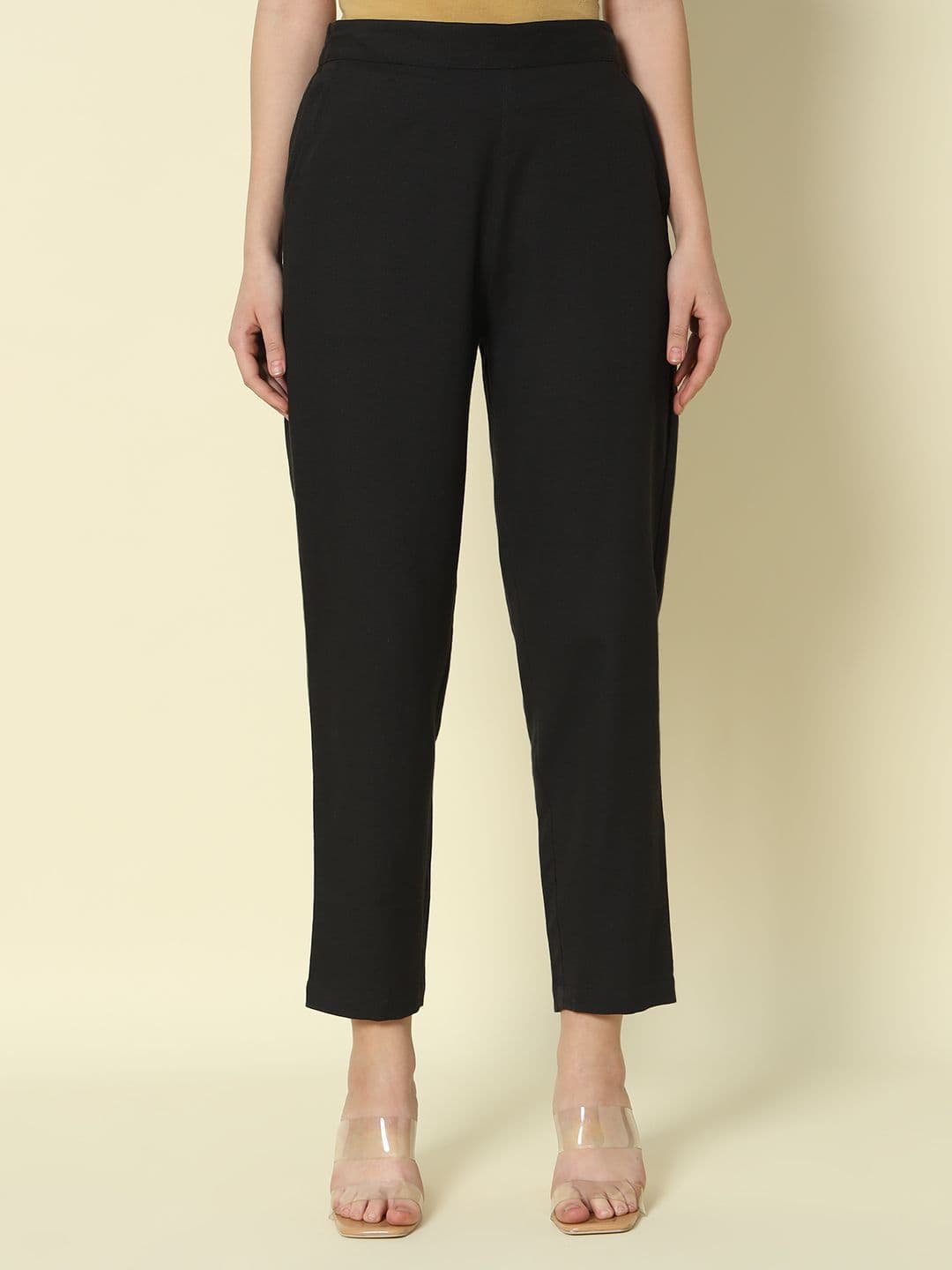 FIORRA Women Mid-Rise Relaxed Regular Trousers - view 1