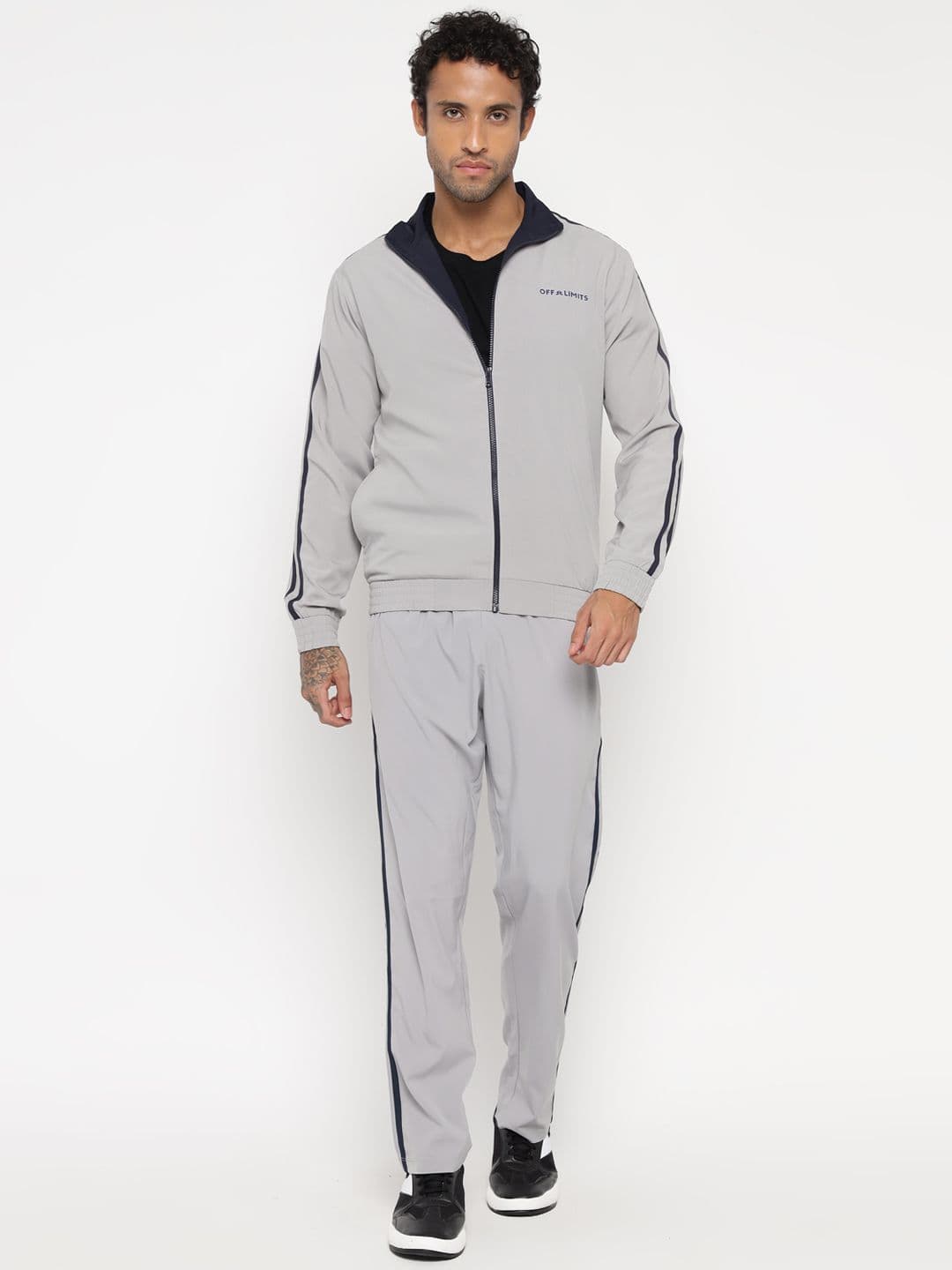 OFF LIMITS Men Mock Collar Neck Long Sleeves Tracksuit - view 1