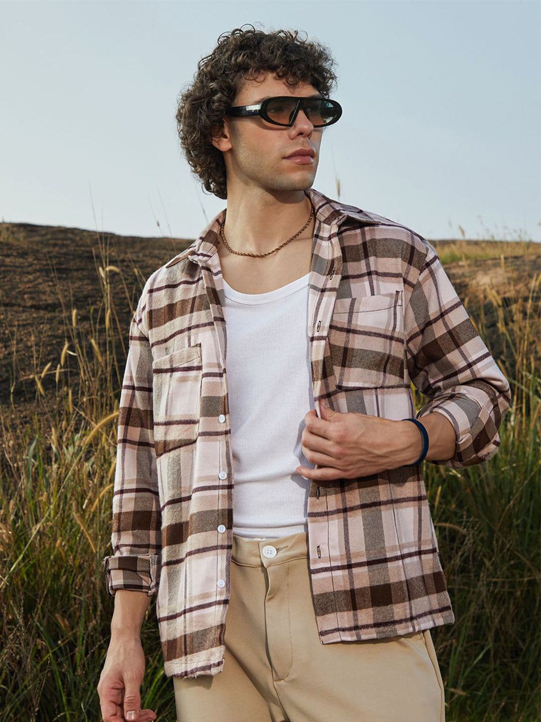 CAHOOT Men Comfort Spread Collar Checked Casual Shirt - view 1