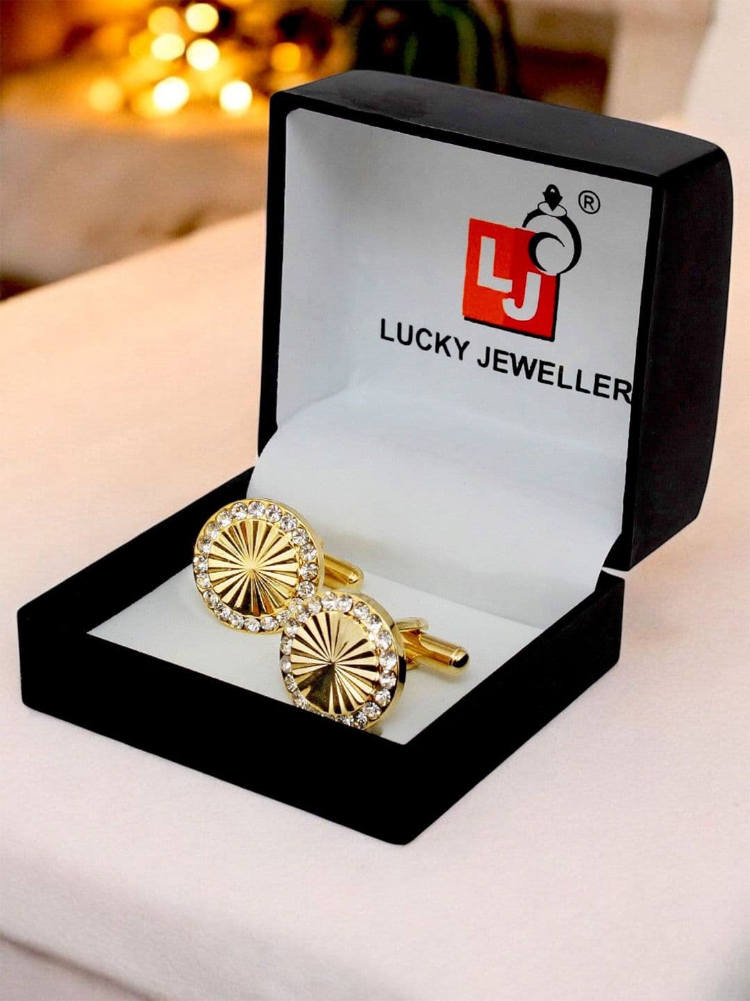 LUCKY JEWELLERY Men Embellished Cufflink - view 1