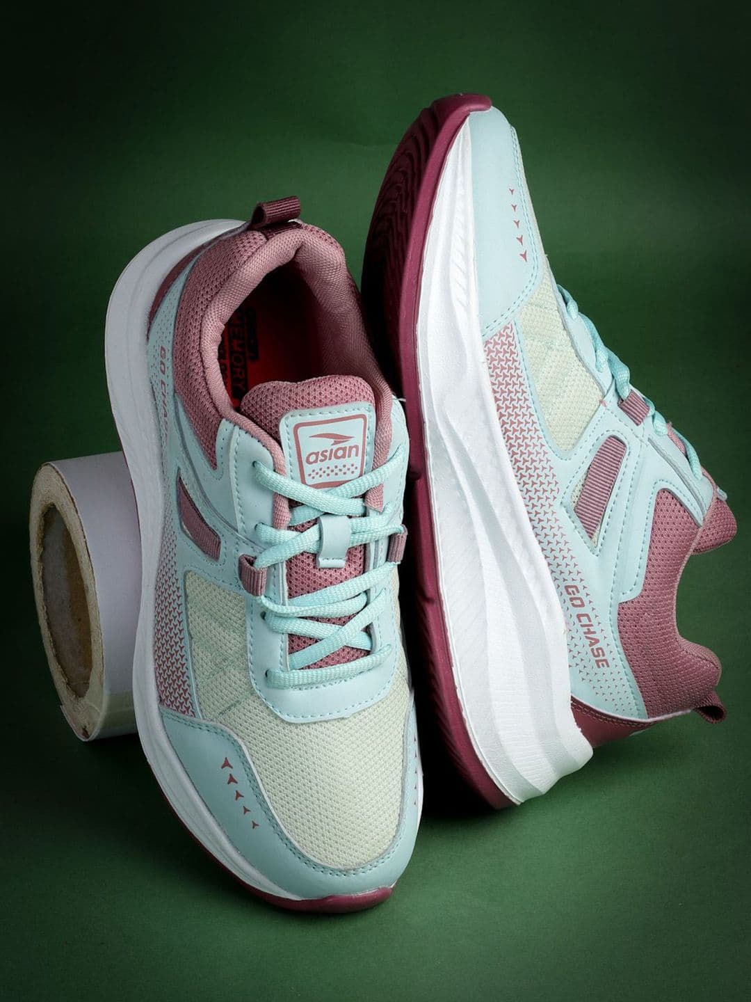 ASIAN Women Lace-Ups Running Non-Marking Shoes - view 1