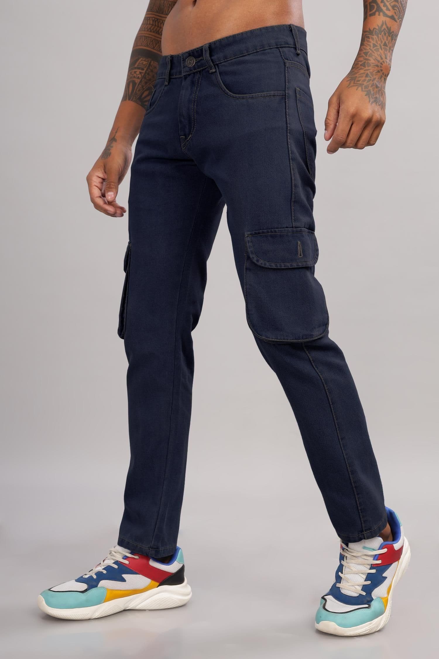 RAGZO Men Slim Fit Low Distress Jeans - view 1