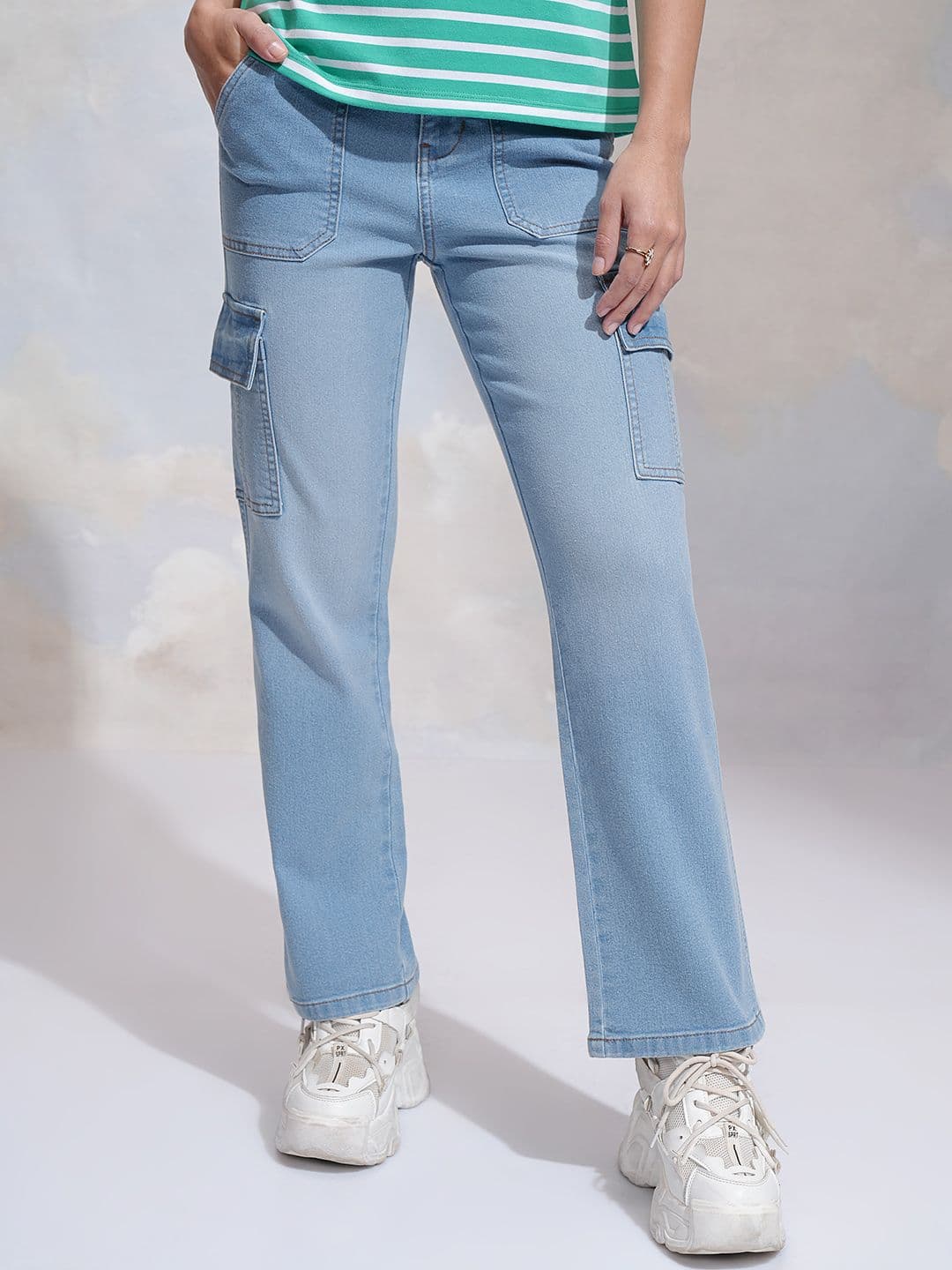 Street By Tokyo Talkies Women Straight Fit Stretchable Jeans - view 1