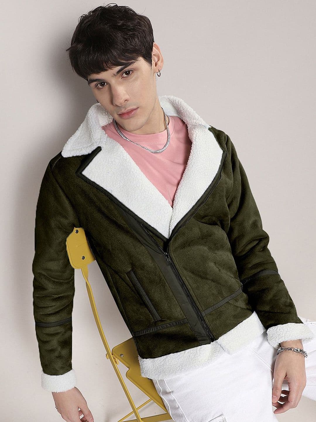 CAHOOT Men Colourblocked Lightweight Biker Jacket - view 1