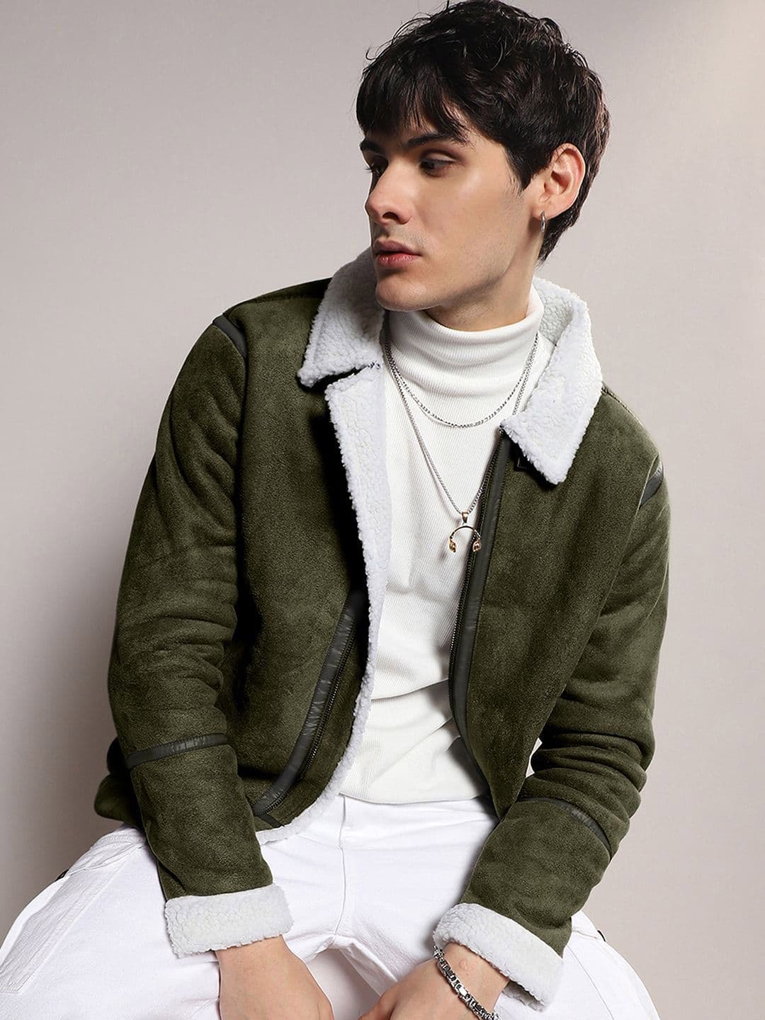 CAHOOT Men Colourblocked Lightweight Biker Jacket - view 1