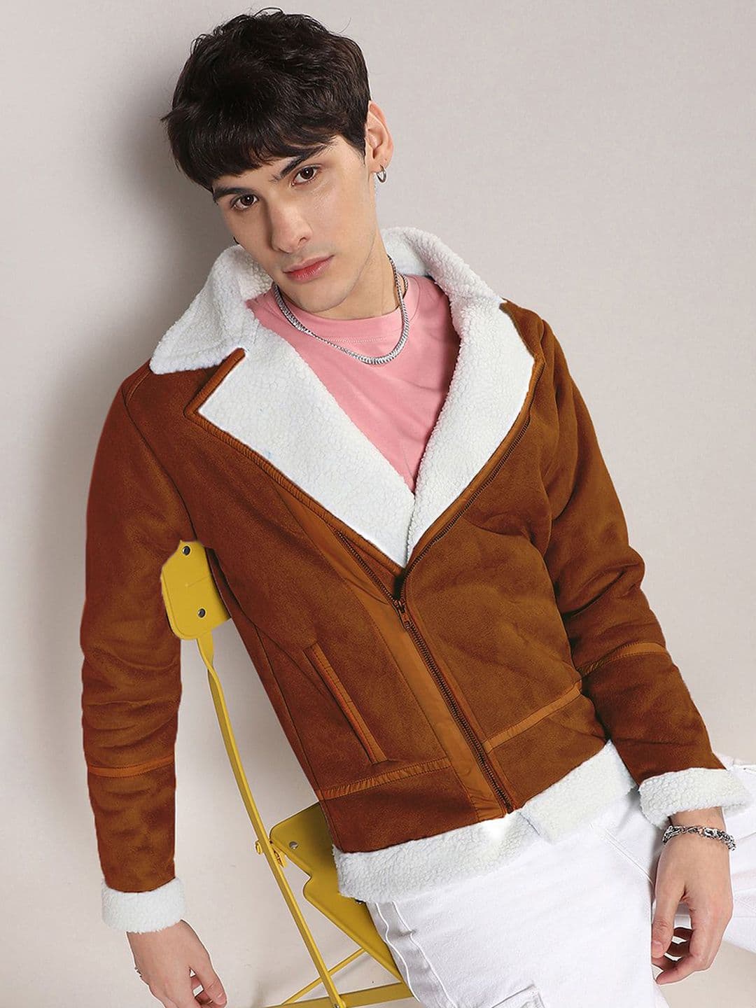 CAHOOT Men Colourblocked Lightweight Biker Jacket - view 1