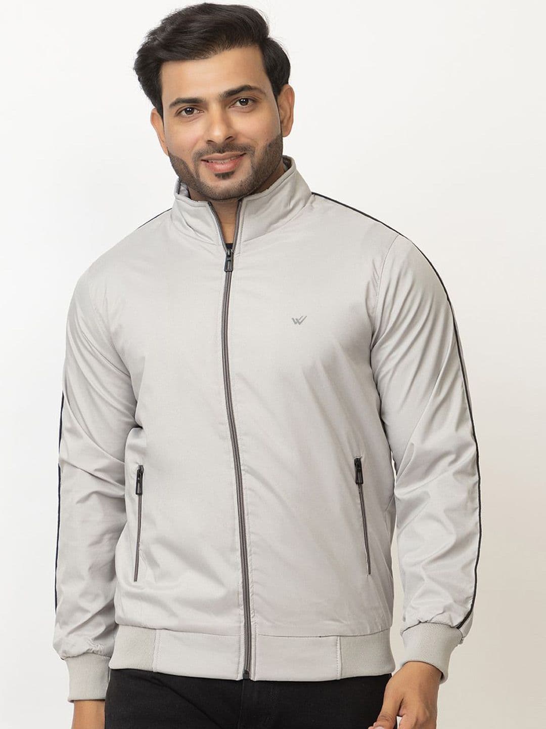 WILD COPS Men Solid Mock Collar Windcheater Sporty Jacket - view 1