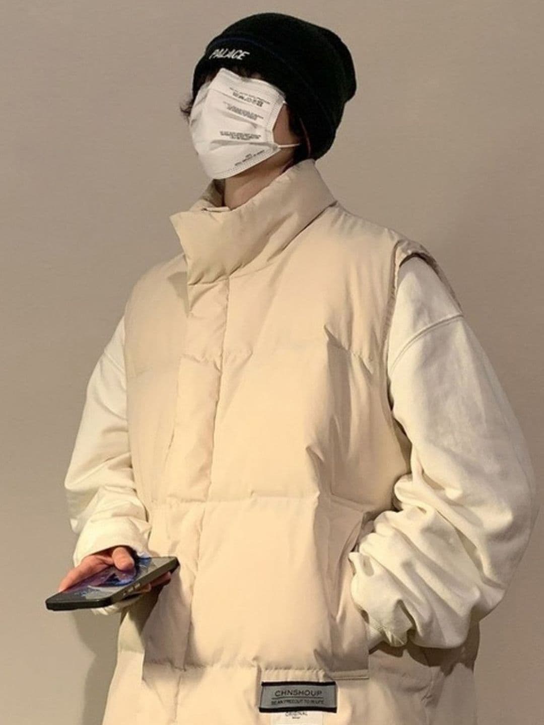 HERE&NOW Men Mock Collar Solid Casual Puffer Jacket - view 1