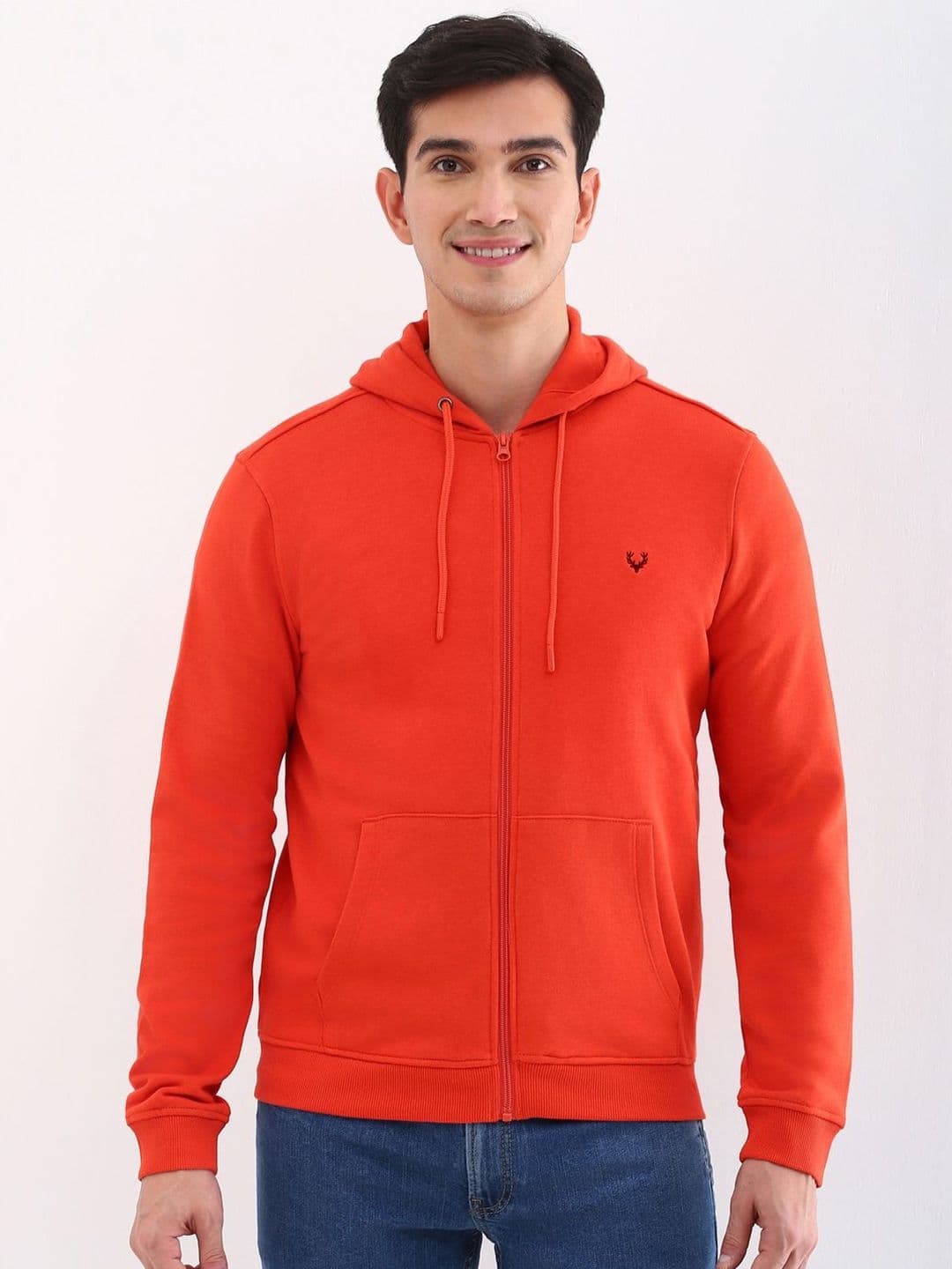 Allen Solly Men Hooded Cotton Sweatshirt - view 1