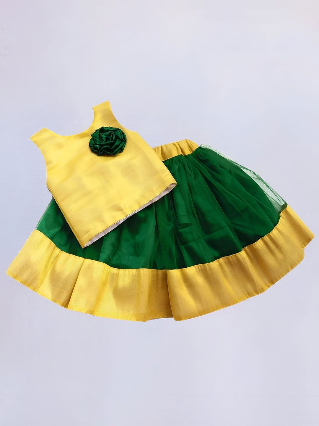 STANWELLS KIDS Girls Flared Ruffle Lehenga Choli Dress - view 1