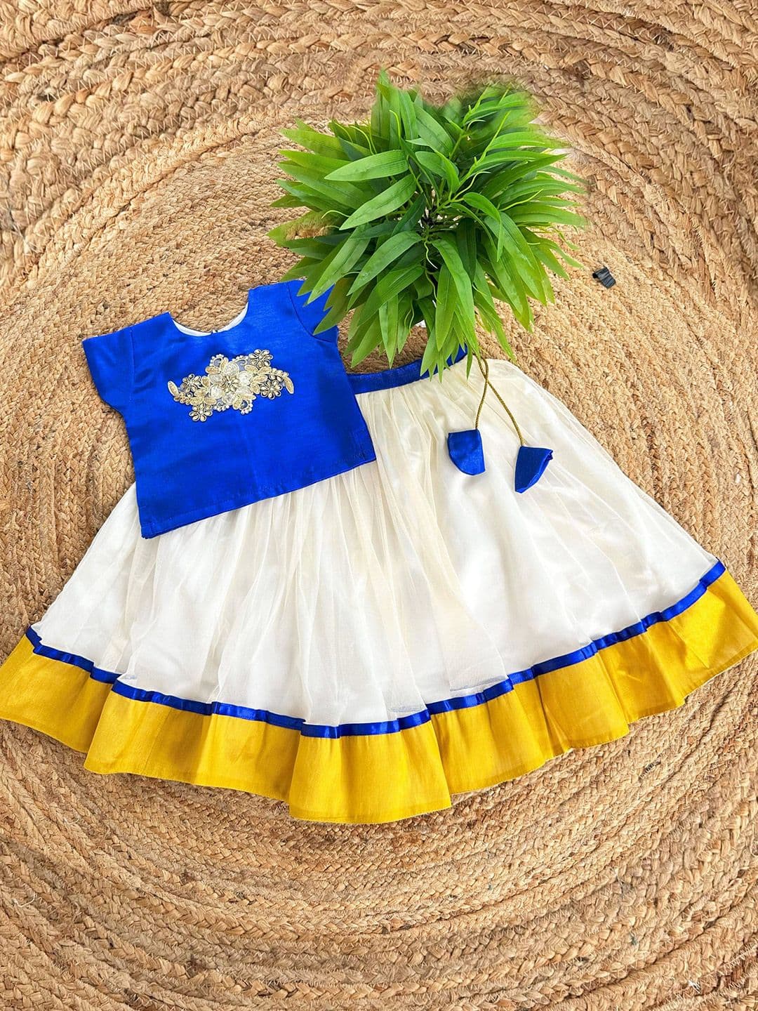 STANWELLS KIDS Girls Embroidered Printed Lehenga Choli Dress - view 1