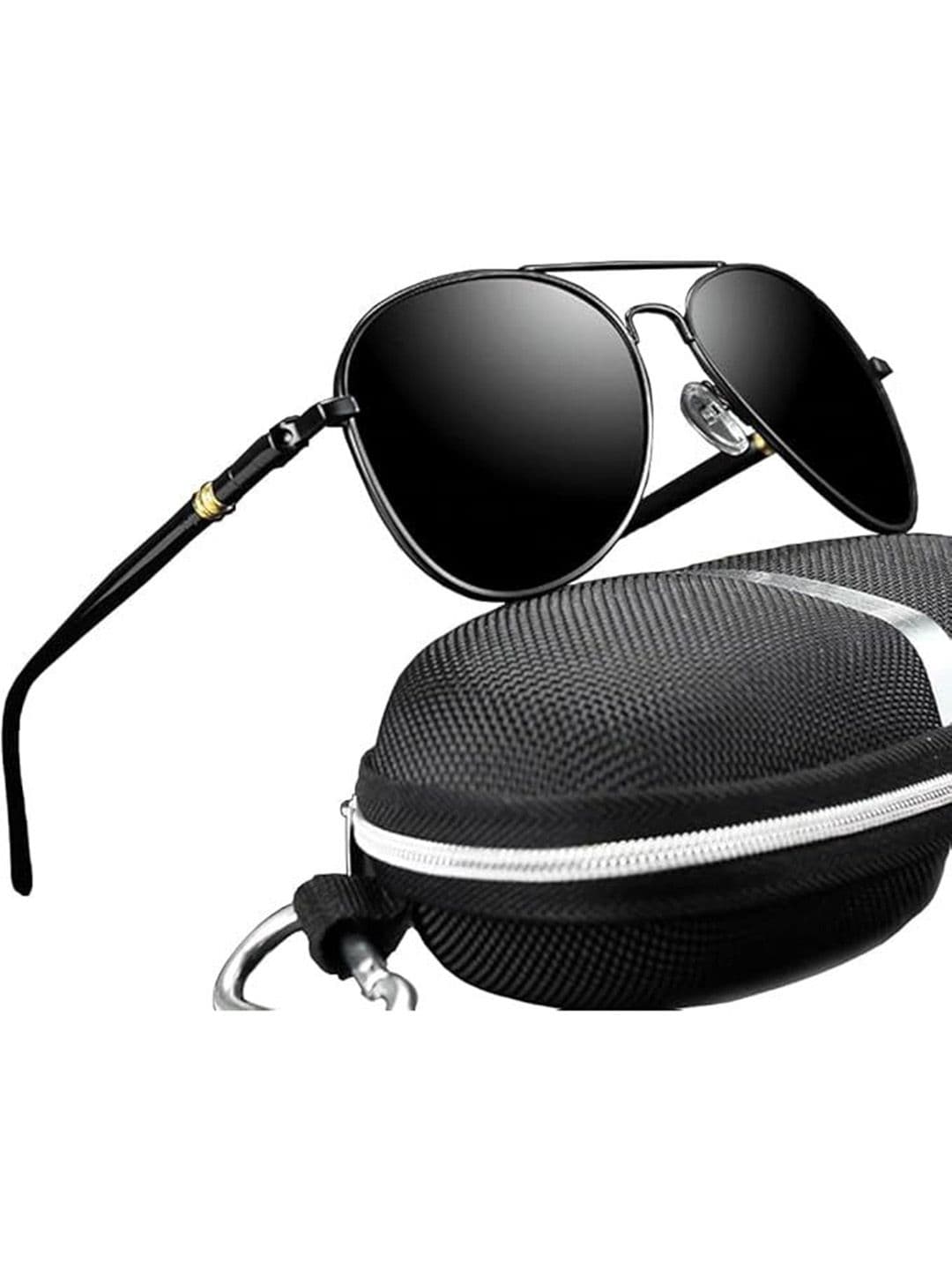 Mast & Harbour Unisex Aviator Sunglasses with Polarised and UV Protected Lens - view 1