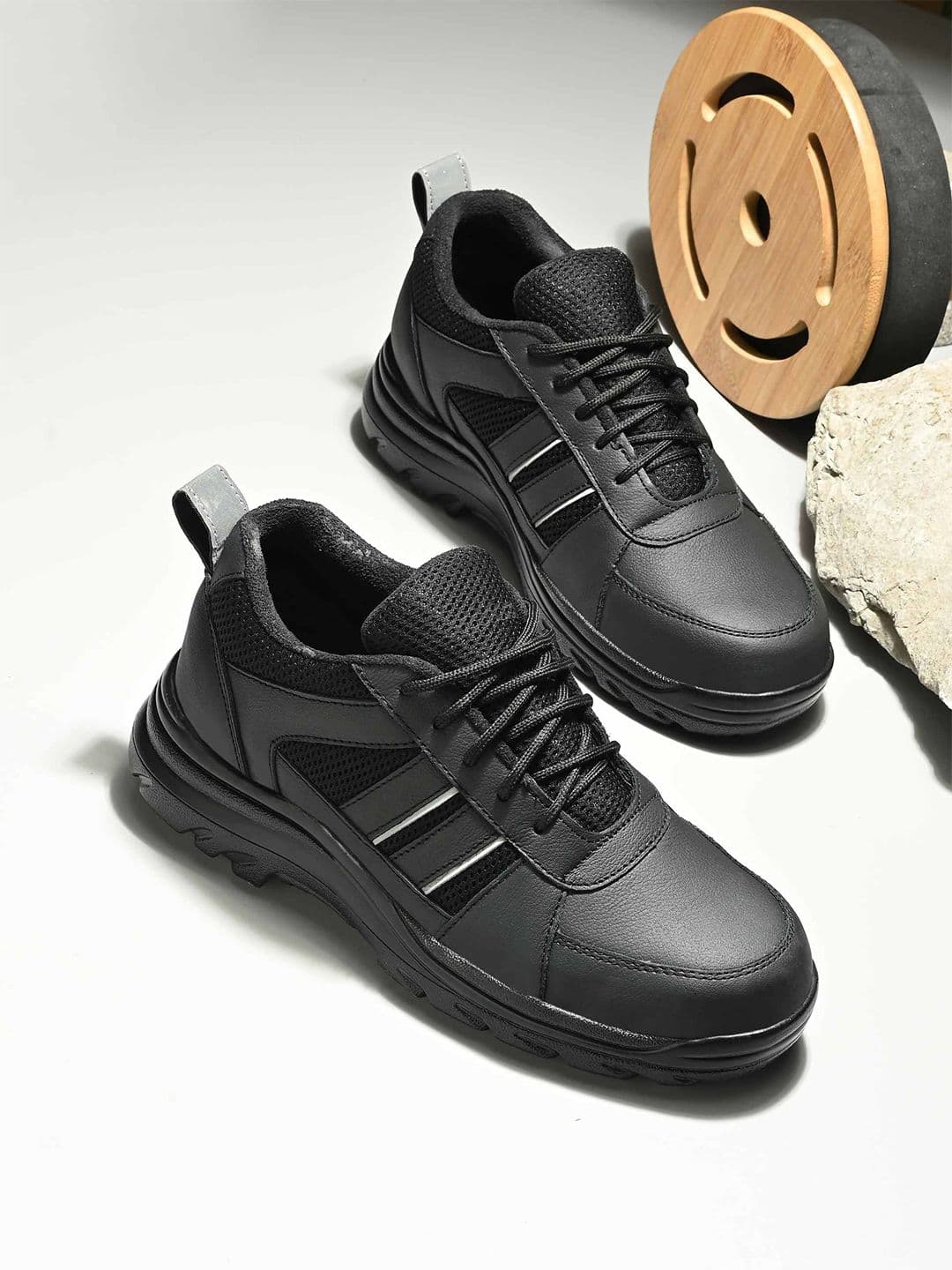 Eego Italy Men Leather Lace-Ups Trekking Non-Marking Shoes - view 1