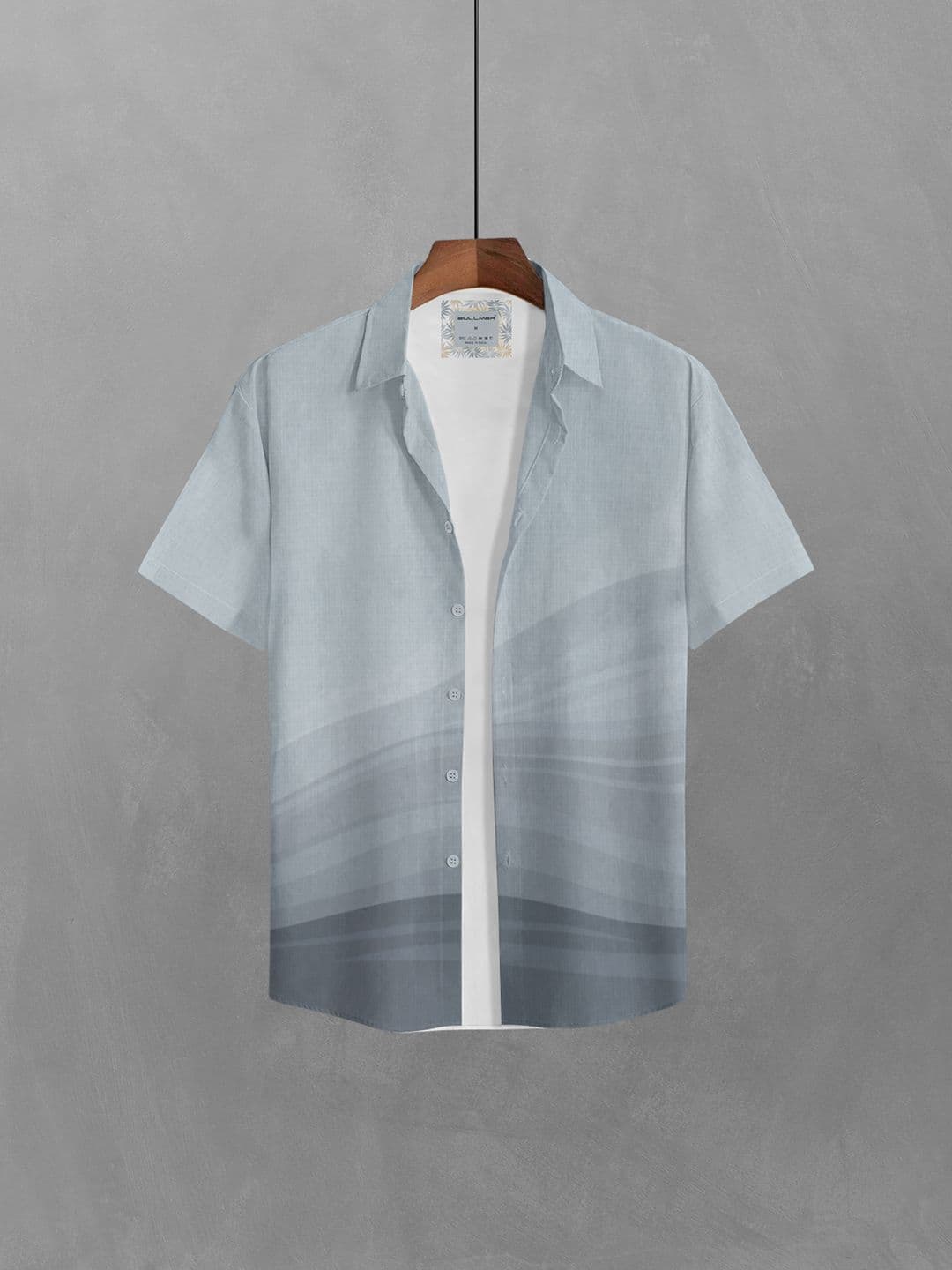 BULLMER Men Opaque Printed Casual Shirt - view 1