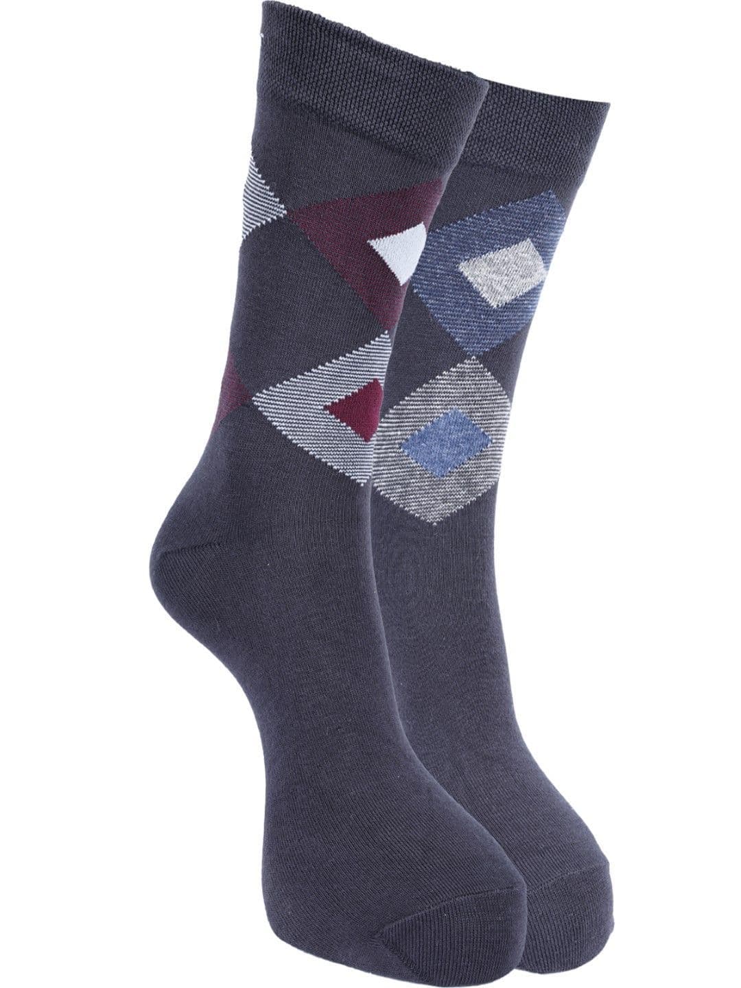 Force NXT Men Pack Of 2 Patterned Calf-Length Socks - view 1