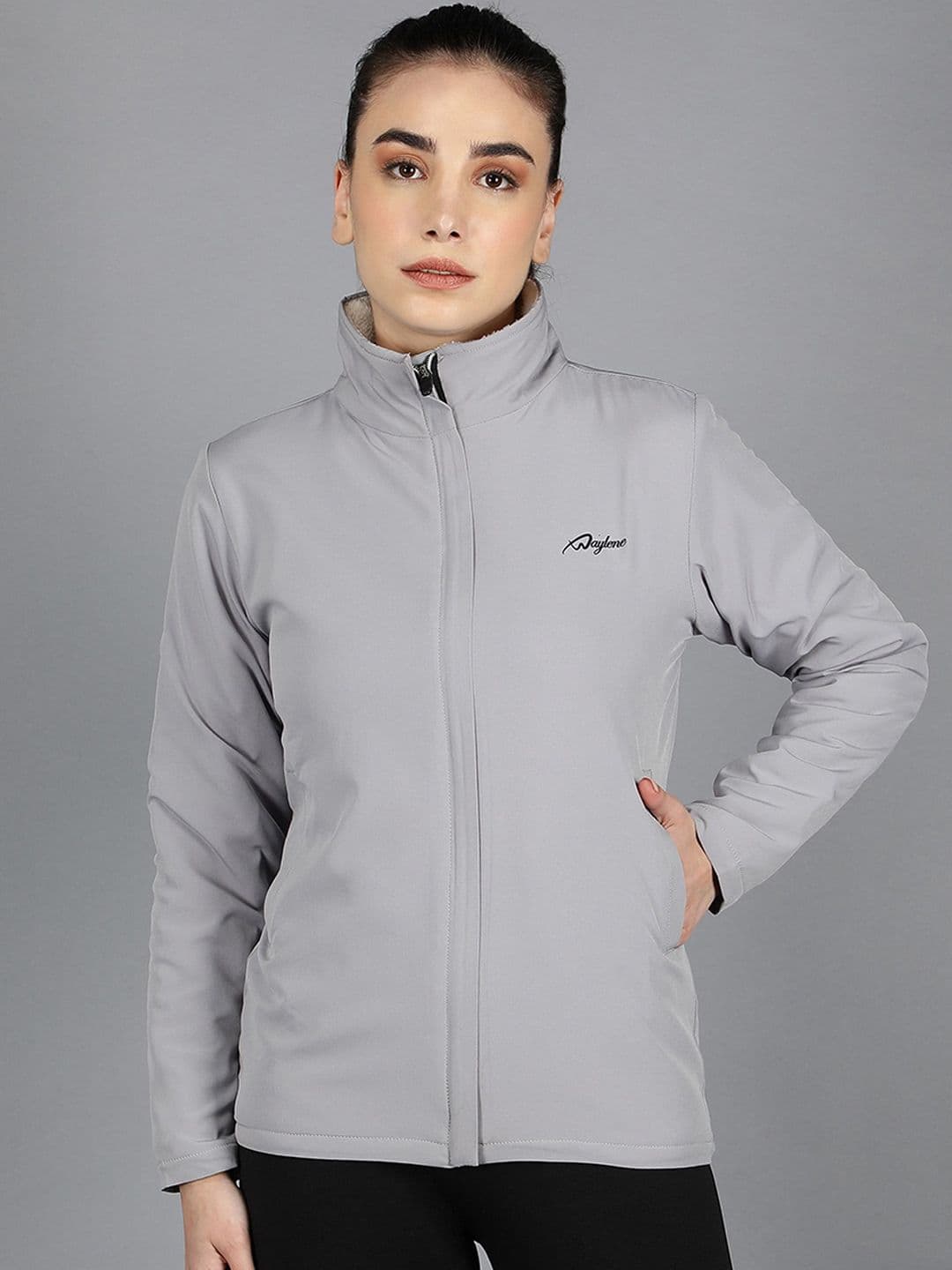 WAYLENE Women Colourblocked Windcheater and Water Resistant Outdoor Sporty Jacket - view 1