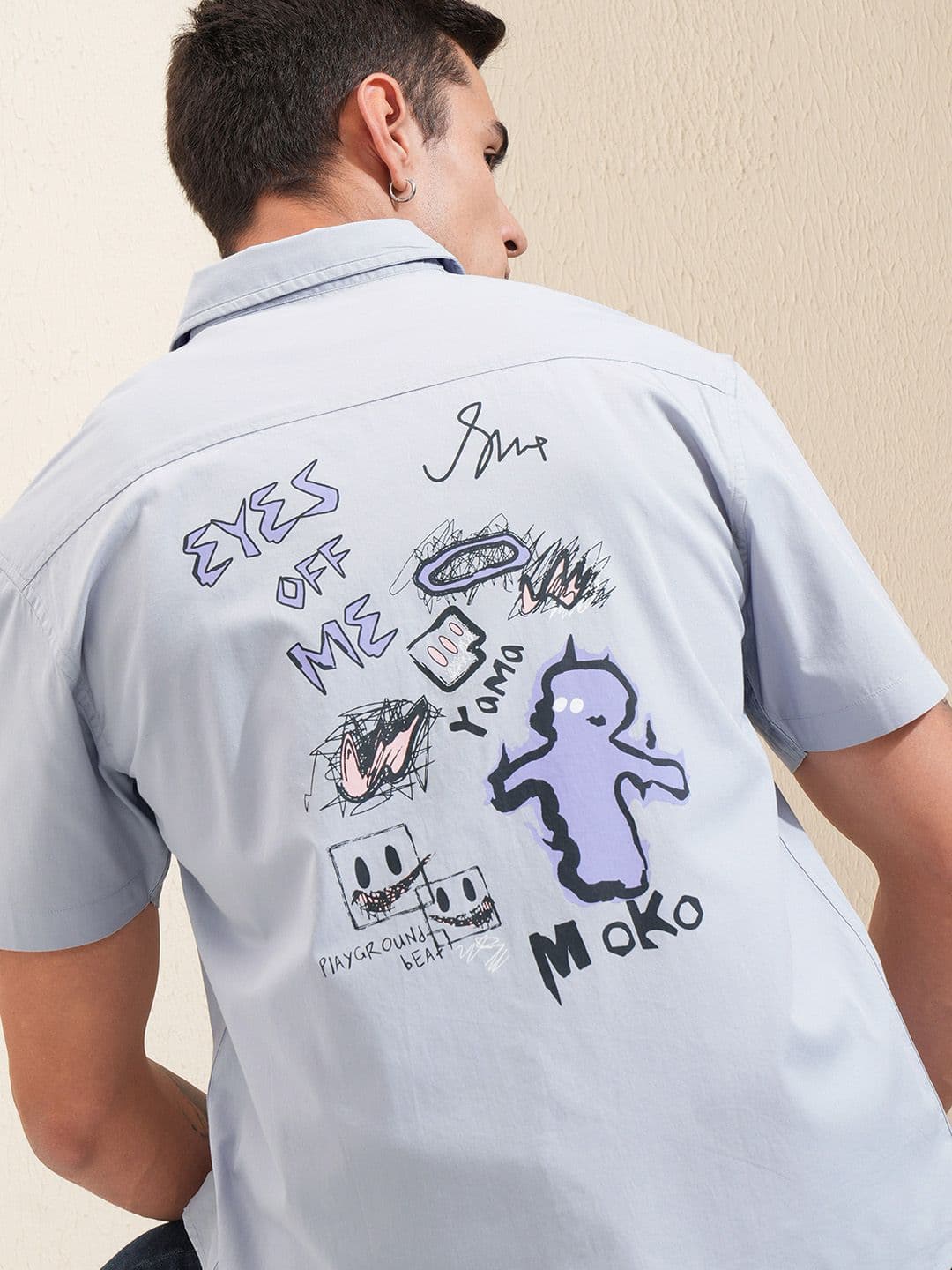 HIGHLANDER Men Logo Placement Relaxed Shirt - view 1