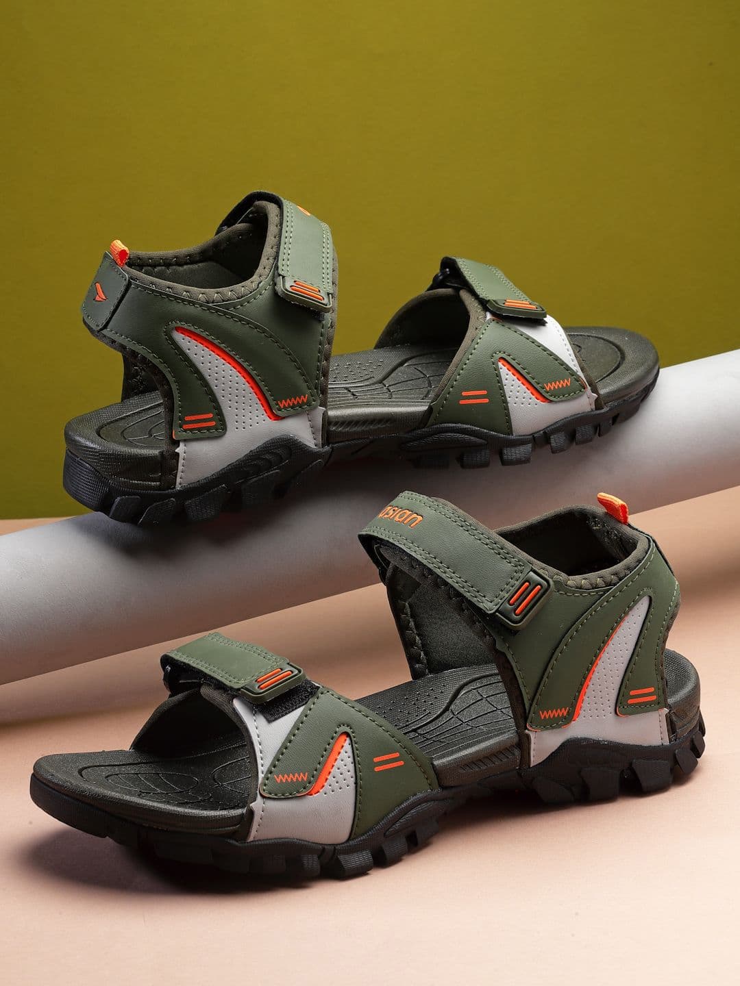 ASIAN Men Textured Sports Sandal - view 1