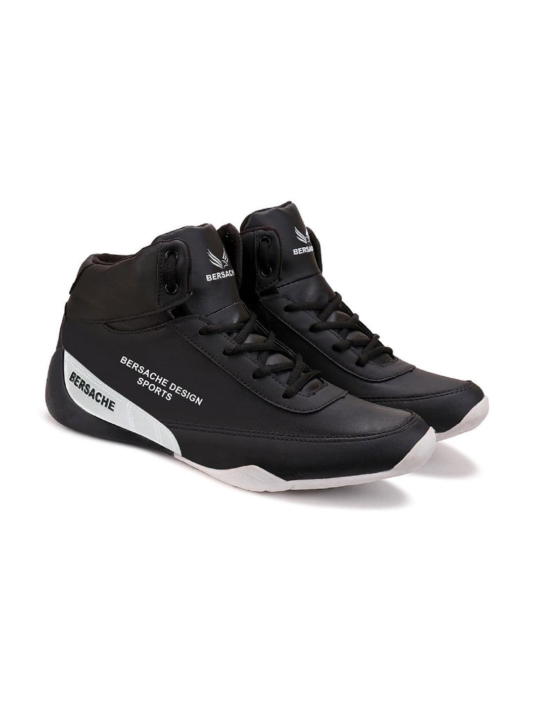 BERSACHE Men Leather Running Non-Marking Shoes - view 1