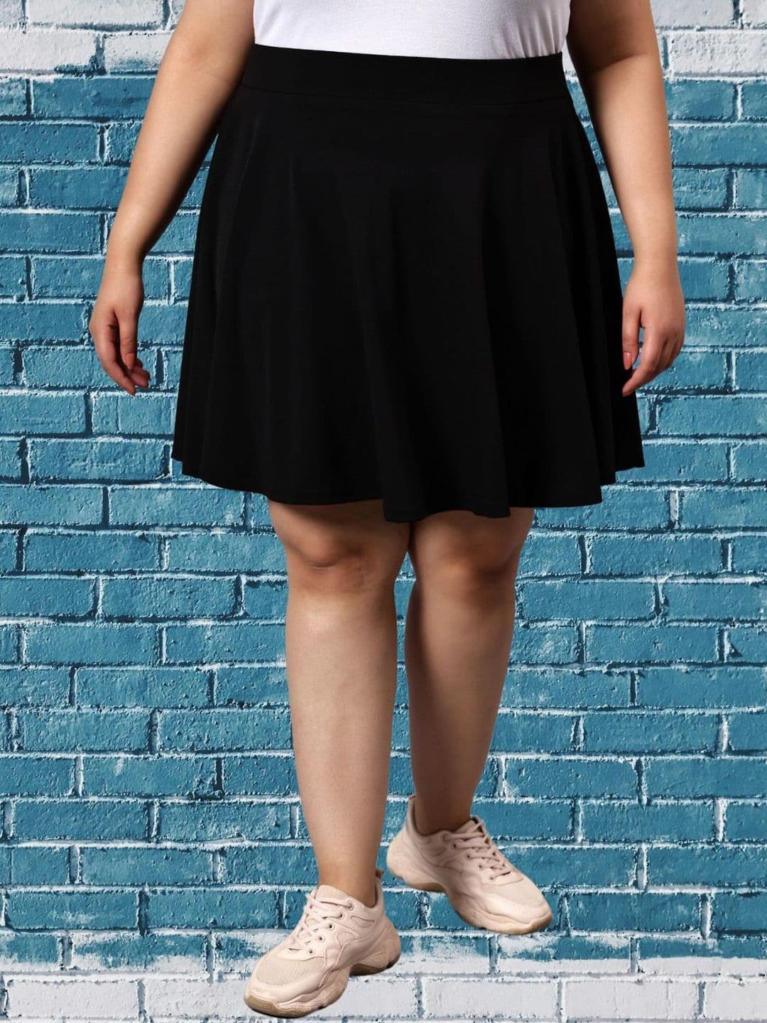 BAESD Women Plus Size Flared Above Knee Skirt - view 1