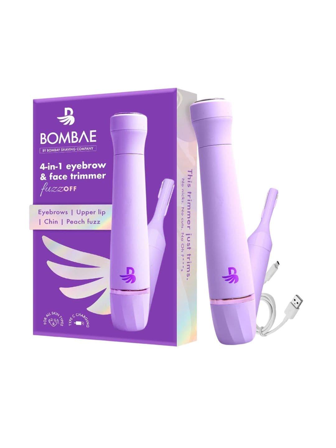 BOMBAE Fuzz Off 4-in-1 Eyebrow & Face Trimmer - view 1