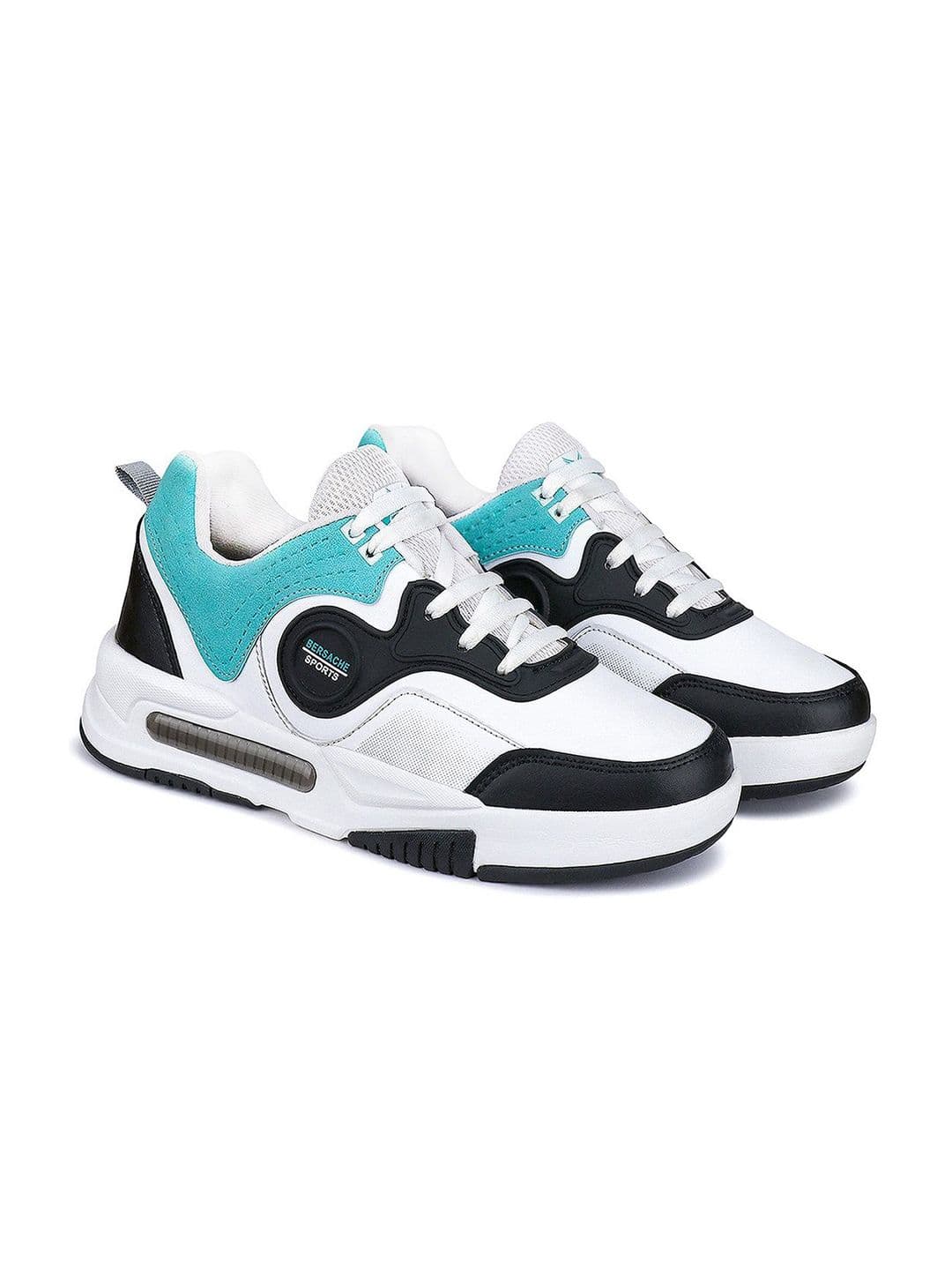 BERSACHE Men Leather Running Non-Marking Shoes - view 1