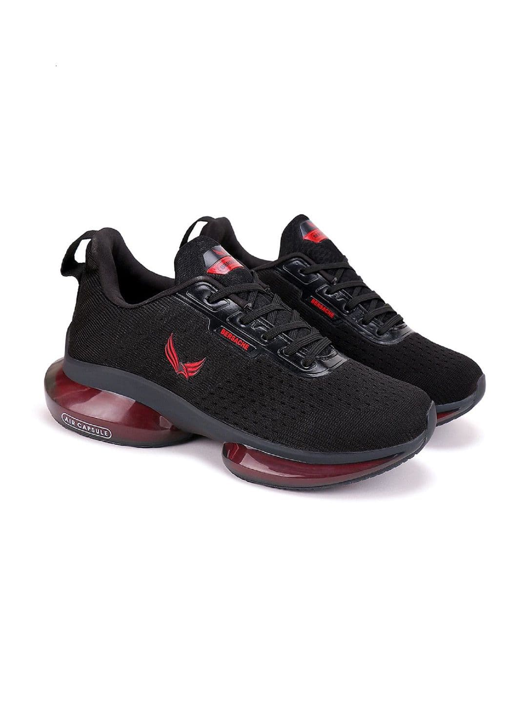 BERSACHE Men Leather Running Non-Marking Shoes - view 1