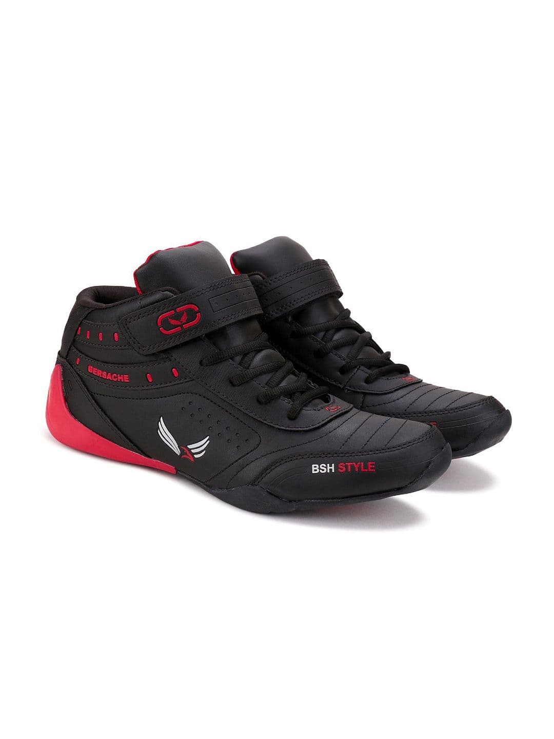 BERSACHE Men Leather Running Non-Marking Shoes - view 1