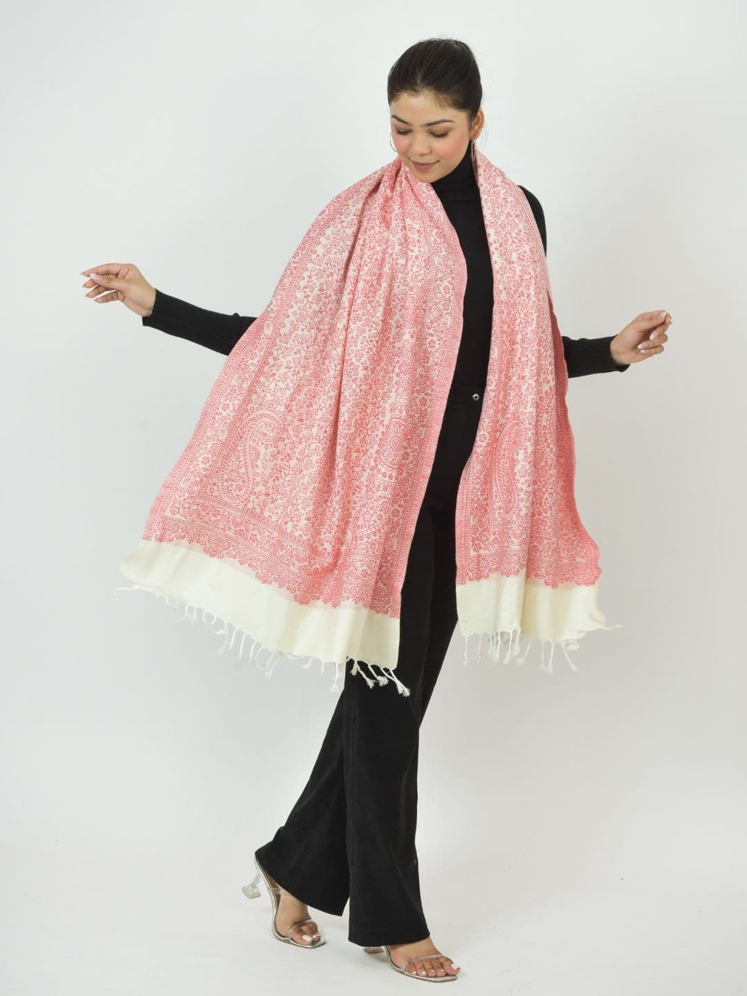 BAISA Unisex Ethnic Motif Woven Design Stole - view 1