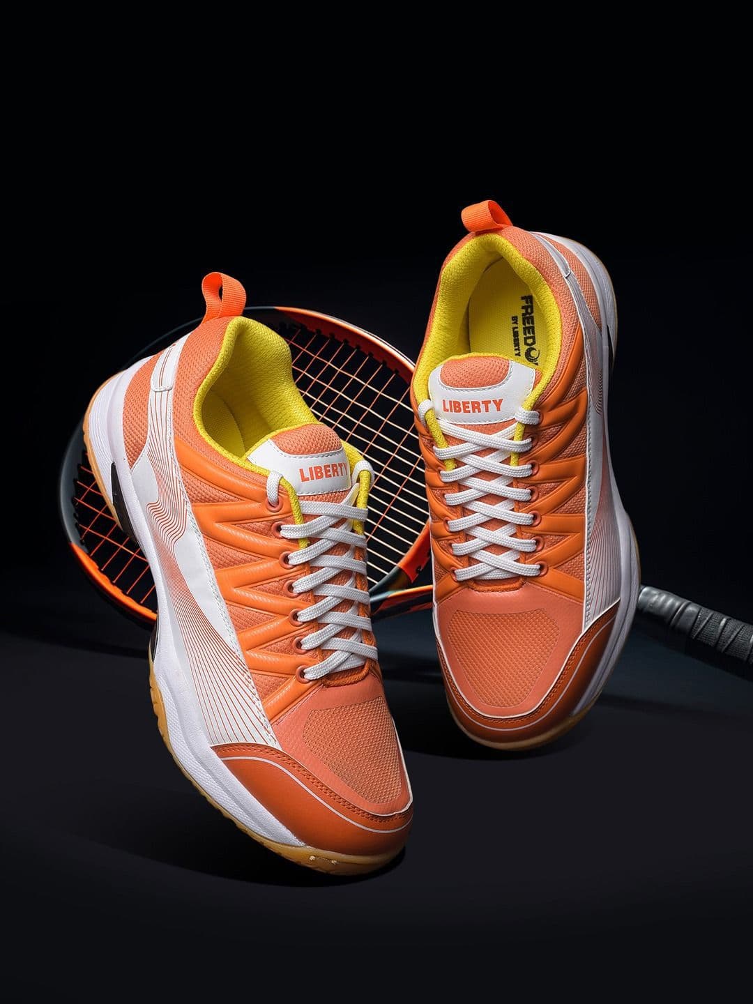 Liberty GRIPPER-01 Men Badminton and Pickleball Lace-Ups Non-Marking Shoes - view 1