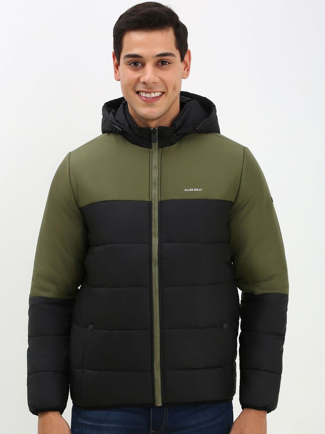 Allen Solly Men Colourblocked Quilted Jacket - view 1