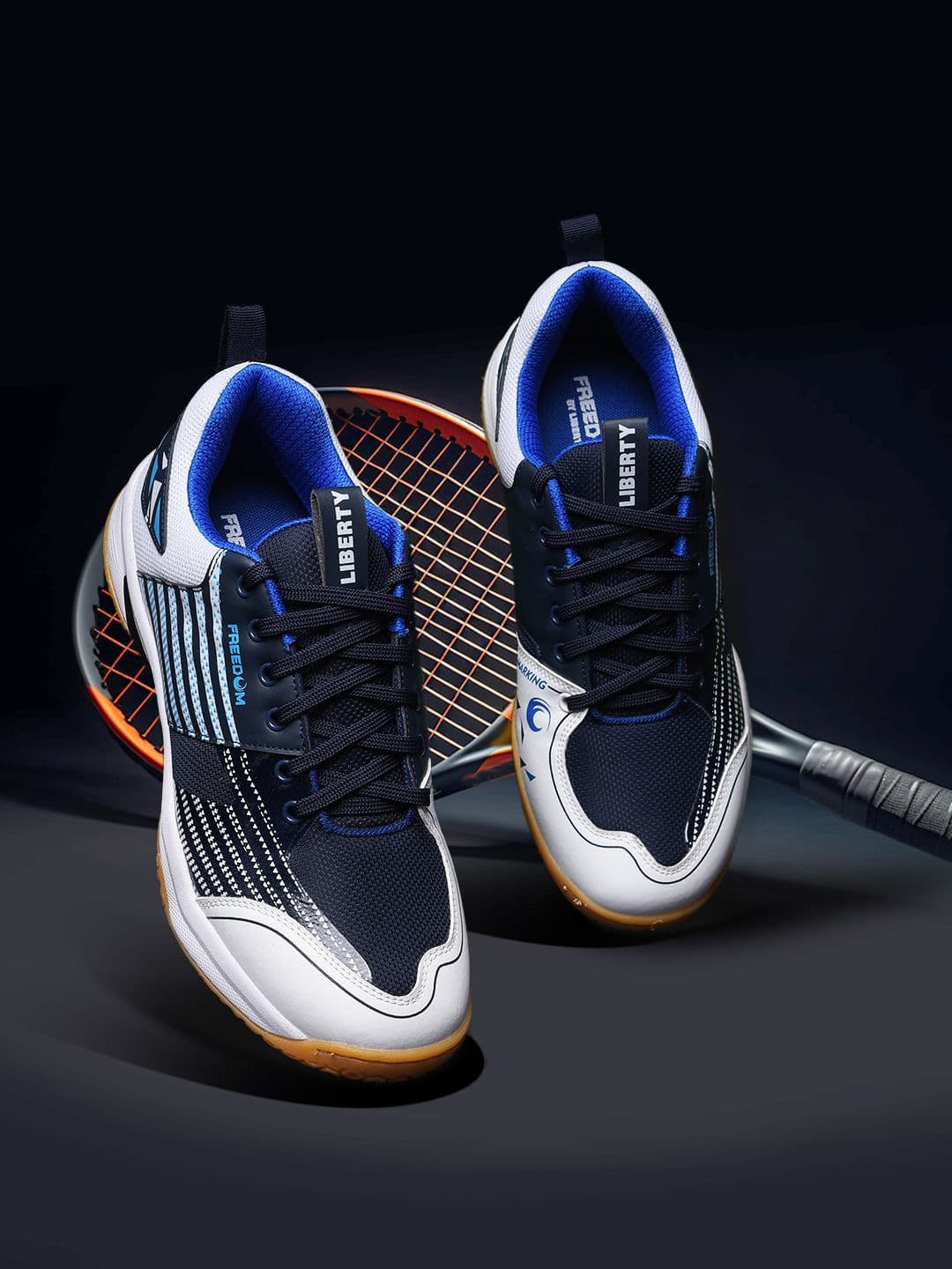 Liberty GRIPPER-02 Men Badminton and Pickleball Lace-Ups Non-Marking Shoes - view 1