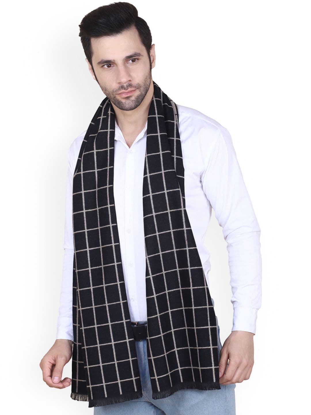 Cazzano Men Striped Merino Wool Mufflers - view 1