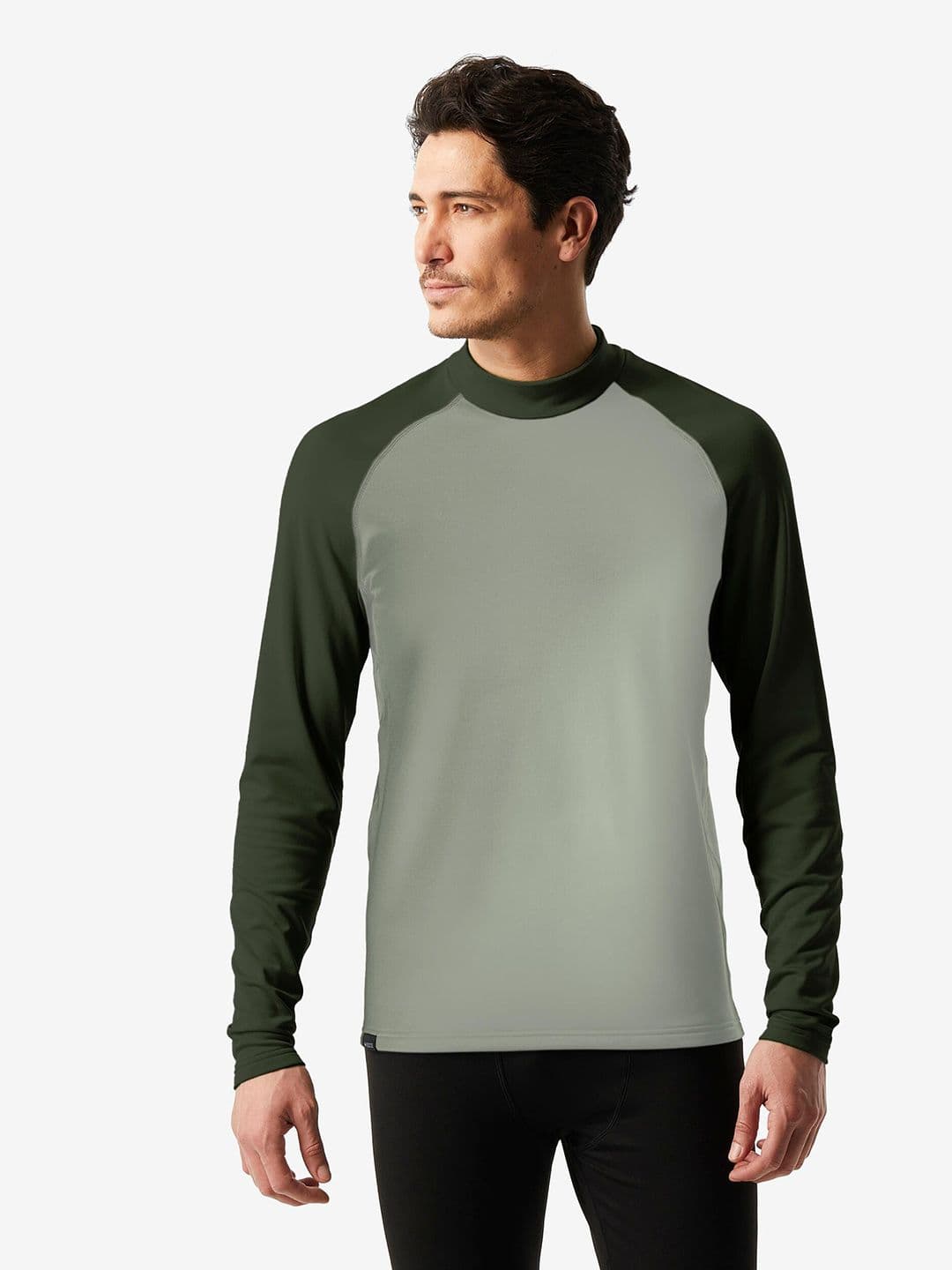 Decathlon Wedze - Men Green BL500 Warmth Ski Thermal Base Layer - view 1