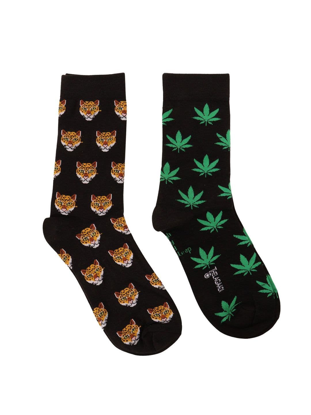 Thela Gaadi Pack Of 2 Printed Calf-Length Socks - view 1