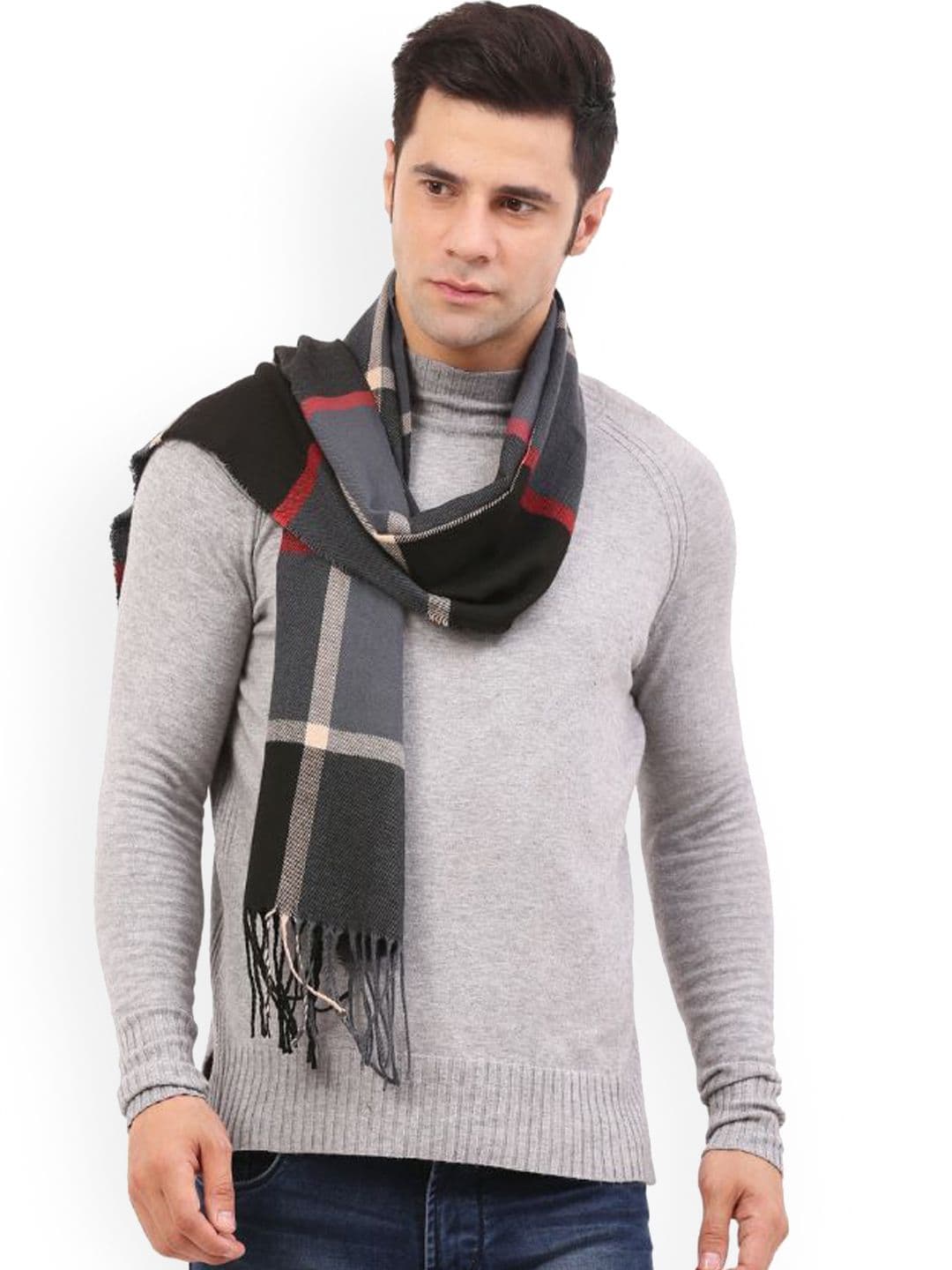 Cazzano Men Checked Acrylic Mufflers - view 1