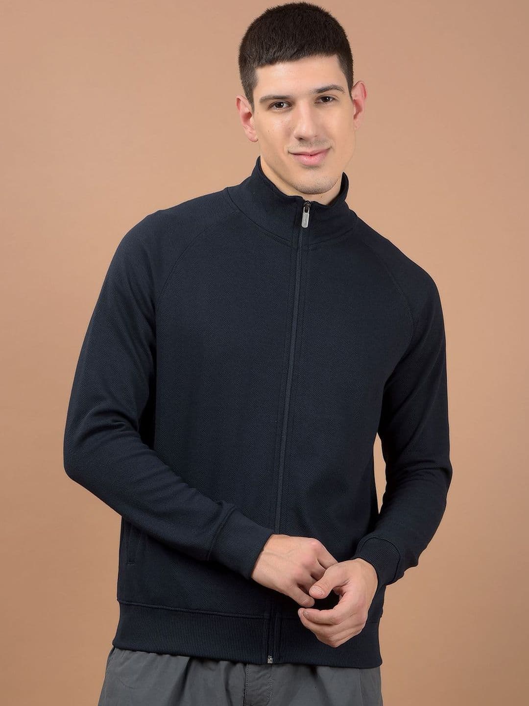 Force NXT Men Lightweight Open Front Jacket with Patchwork - view 1