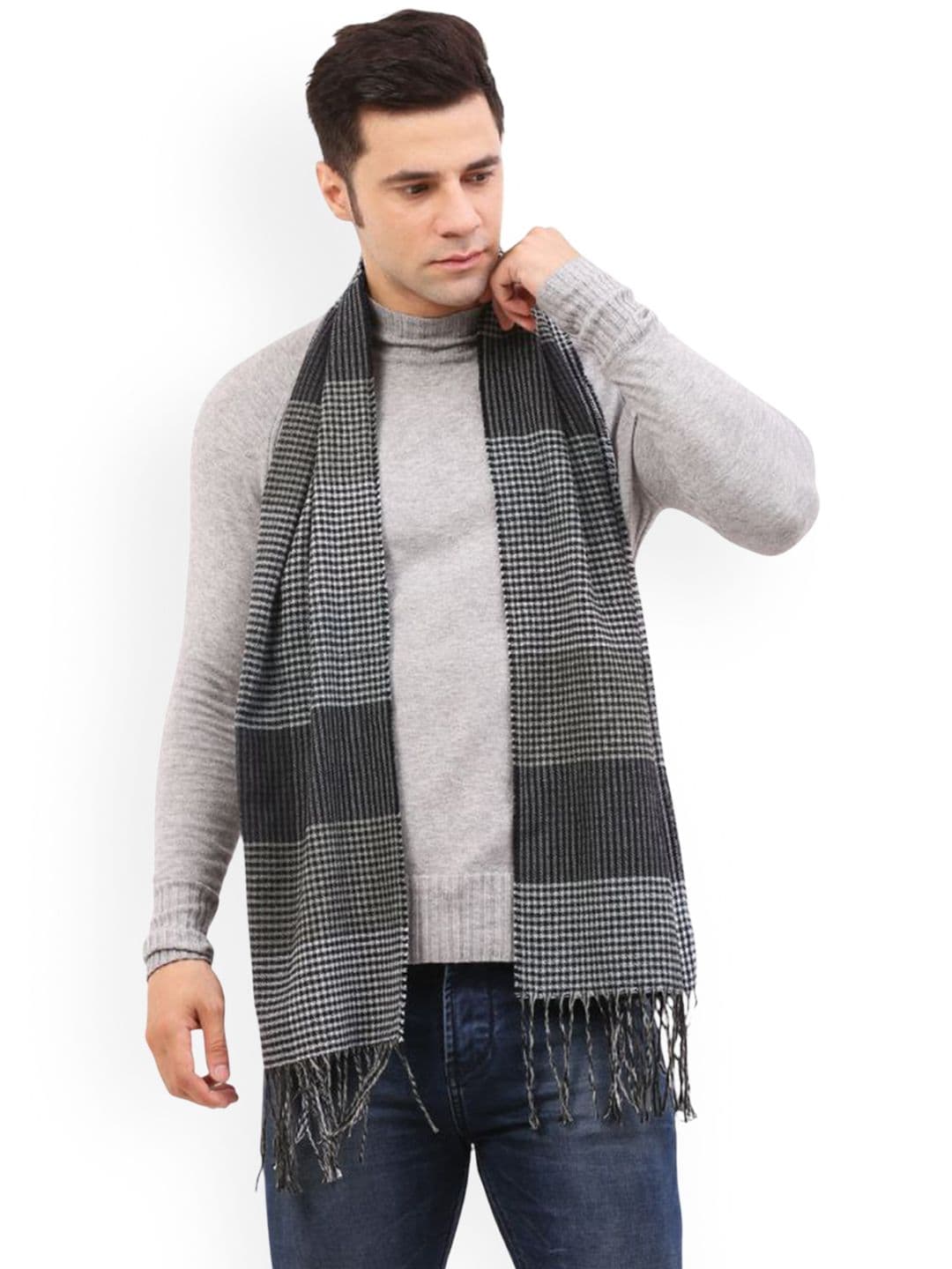 Cazzano Men Checked Acrylic Mufflers - view 1