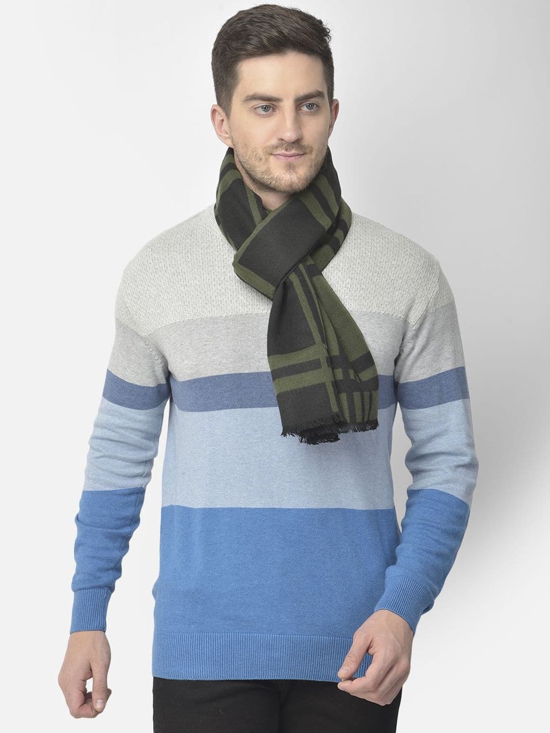 Cazzano Men Acrylic Striped Mufflers - view 1