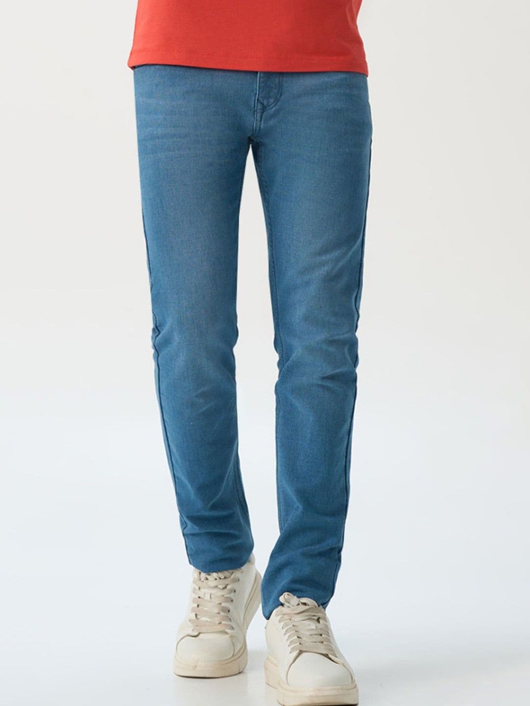 Minus One Men Original Skinny Fit Light Fade Stretchable Jeans - view 1