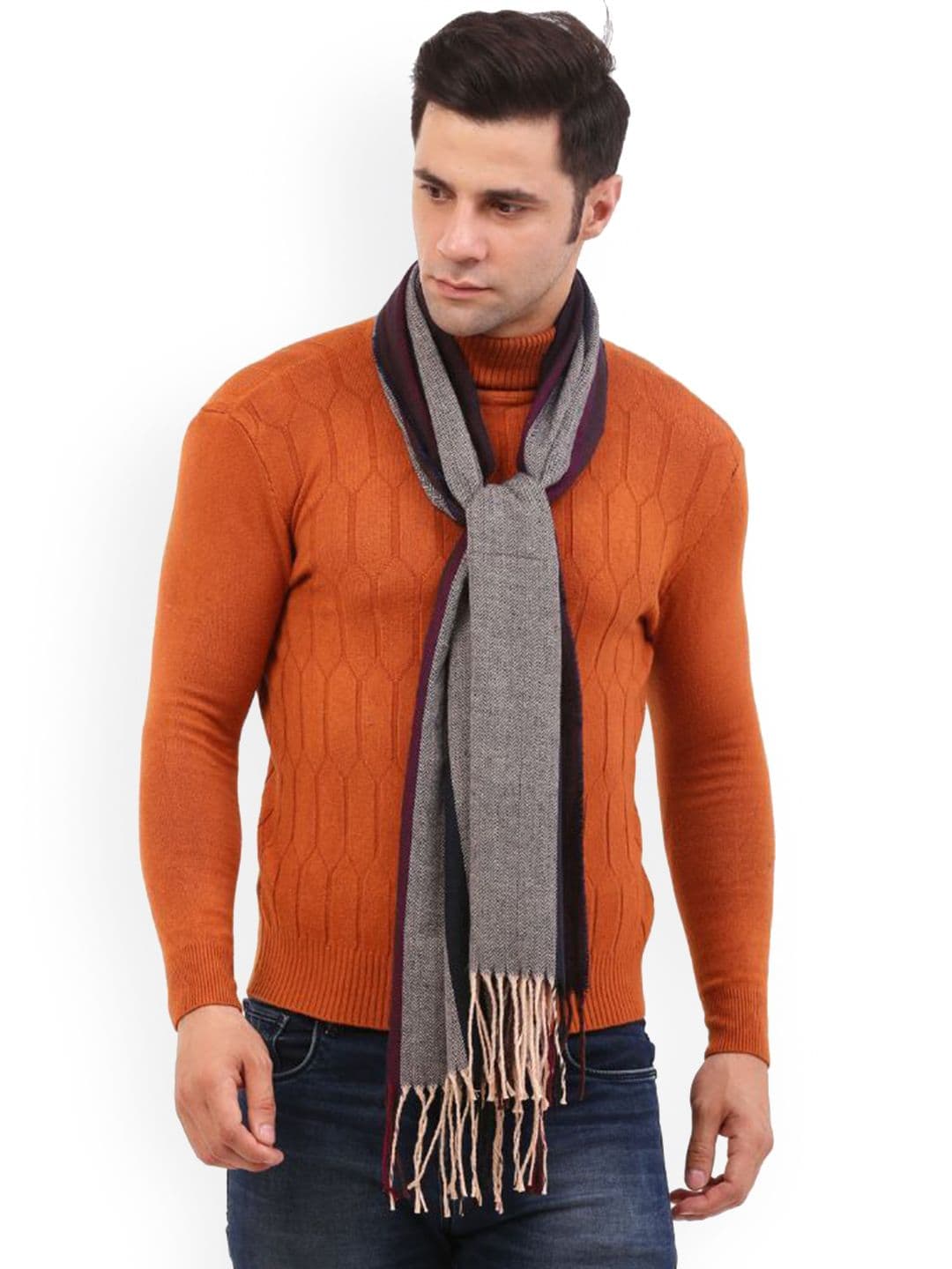 Cazzano Men Striped Acrylic Mufflers - view 1