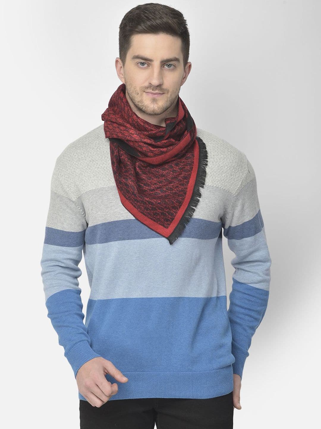 Cazzano Men Patterned Acrylic Mufflers - view 1