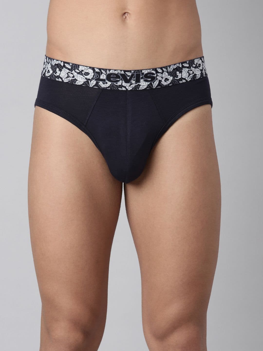 Levis Men Solid Tencel Micro Modal Supima Cotton with Jacquard Ultrasoft Waistband Brief - view 1