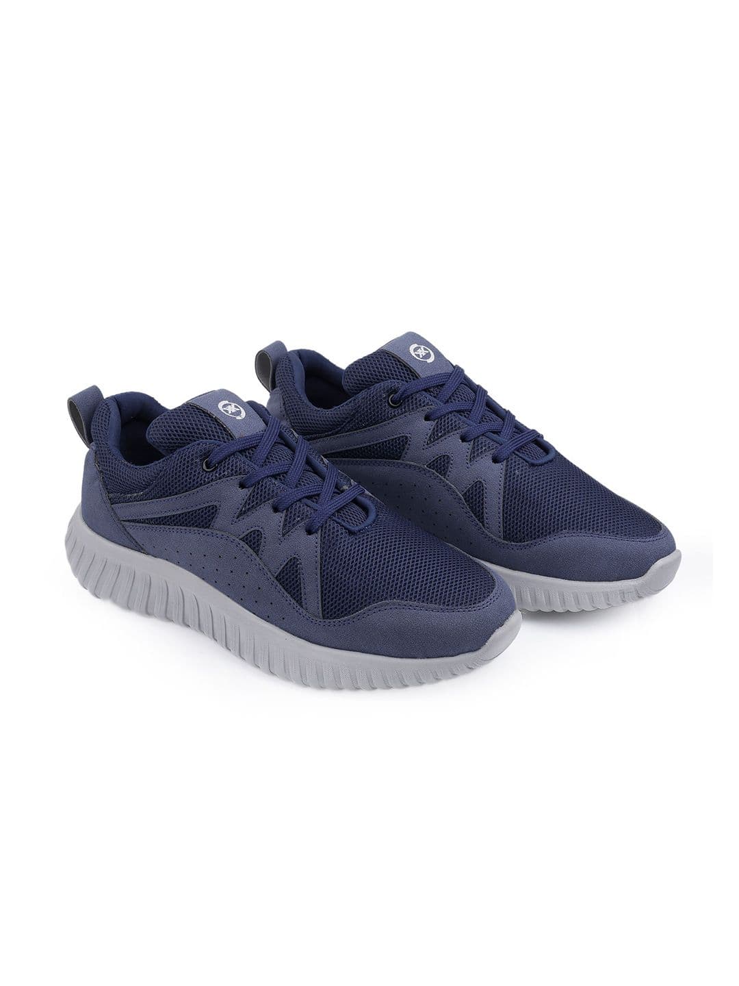 Bxxy Men Suede Running Non-Marking Lace-Ups Shoes - view 1