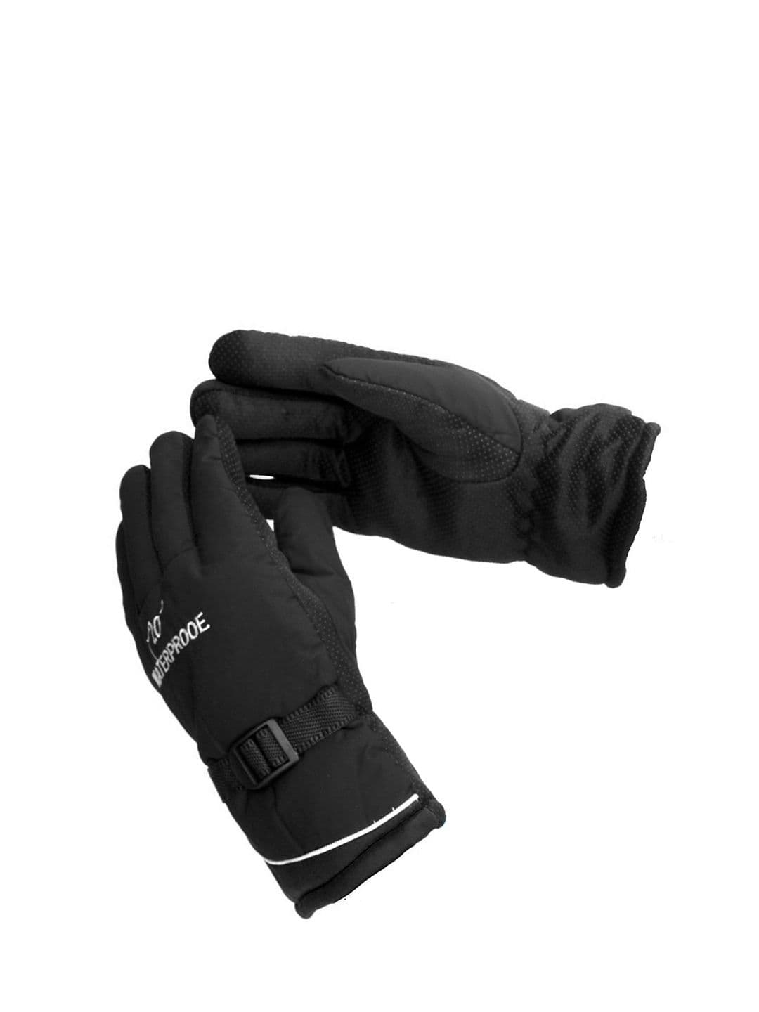 Alexvyan Men Protective Snow & Wind Proof Fur-Inside Thermal Riding Winter Soft Gloves - view 1