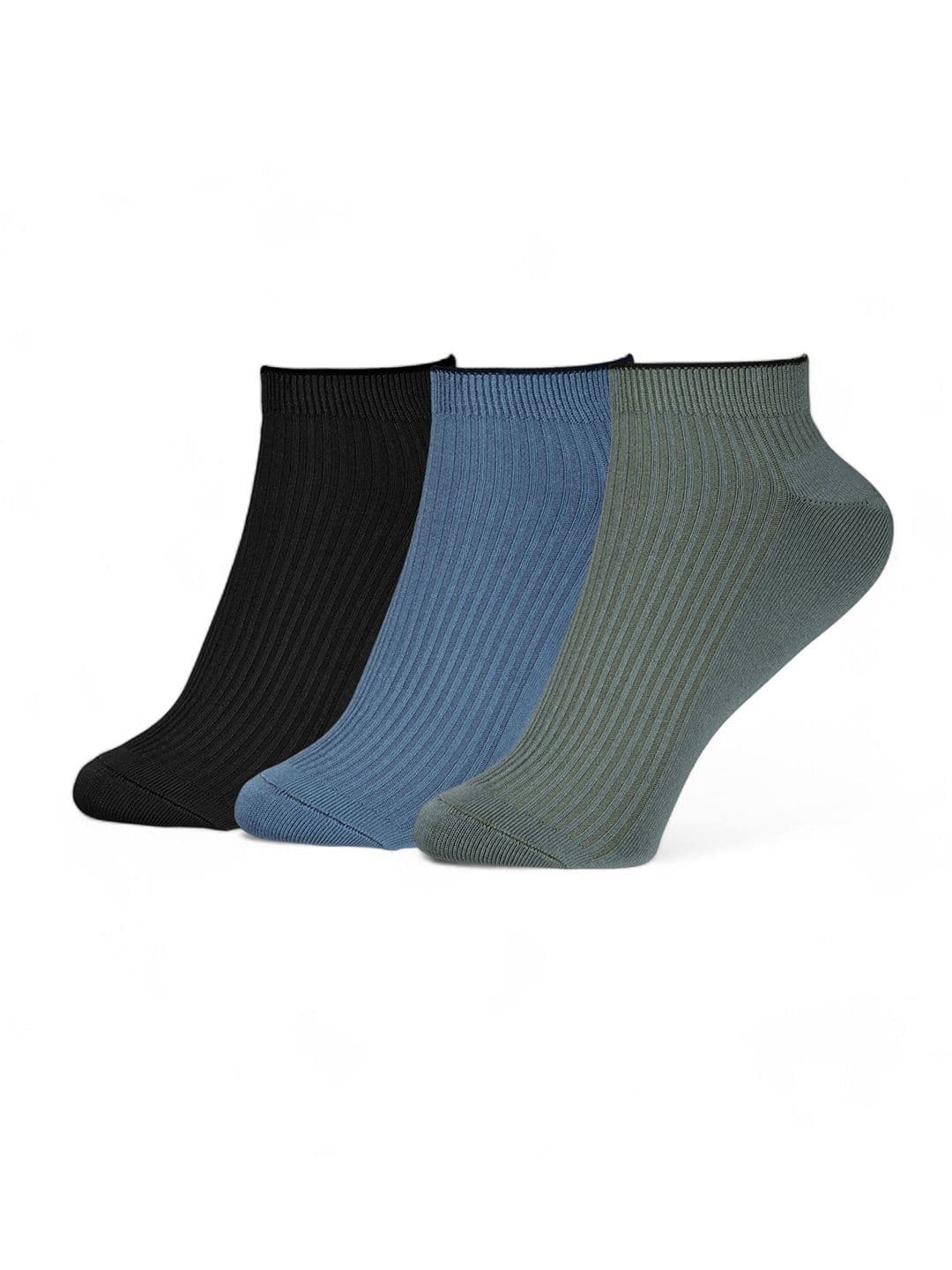 ROYAL SON Pack Of 3 Ankle Length Socks - view 1